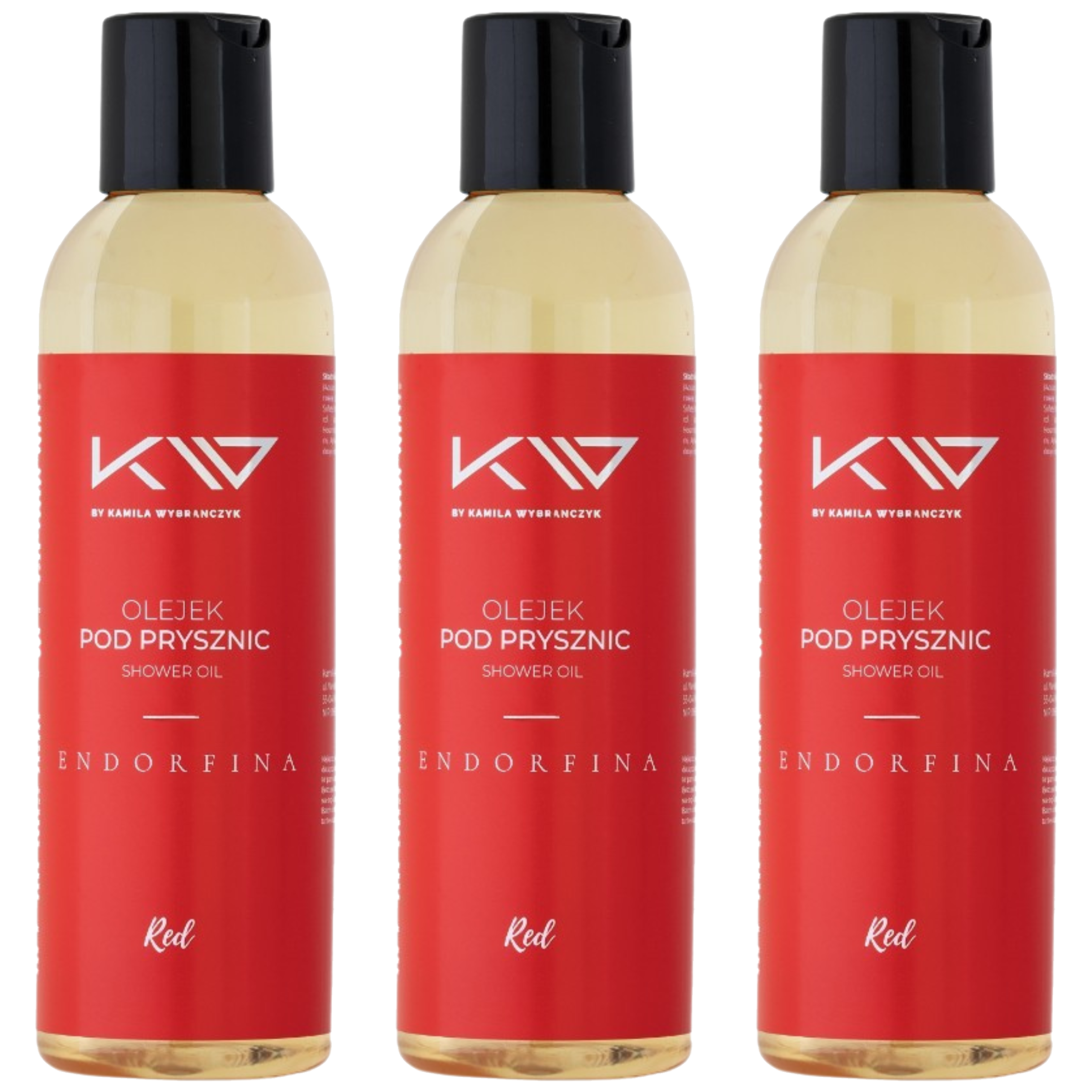 KAMILA WYBRAŃCZYK - Olejek pod Prysznic Endorfina - 3x 200ml