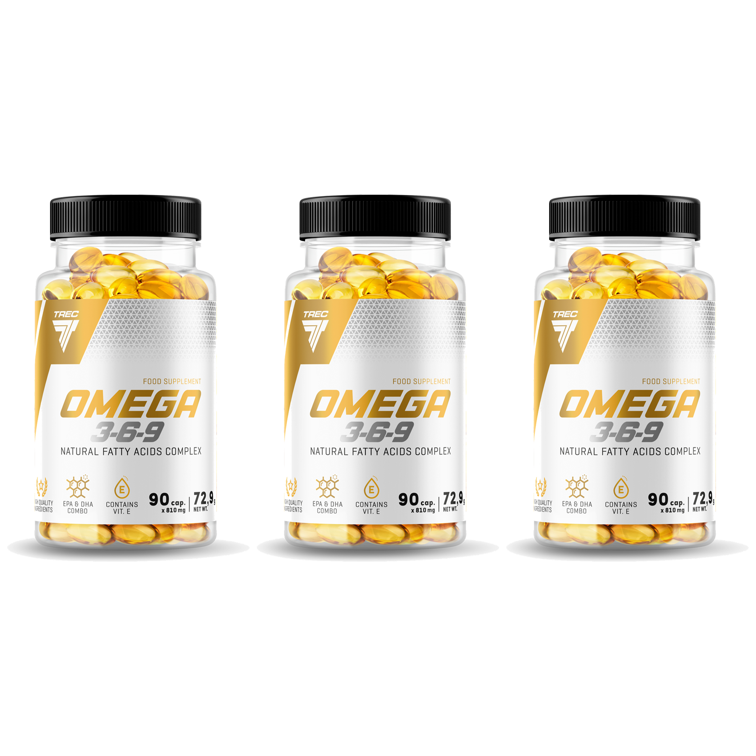 TREC Omega 3-6-9 - 3x 90caps.