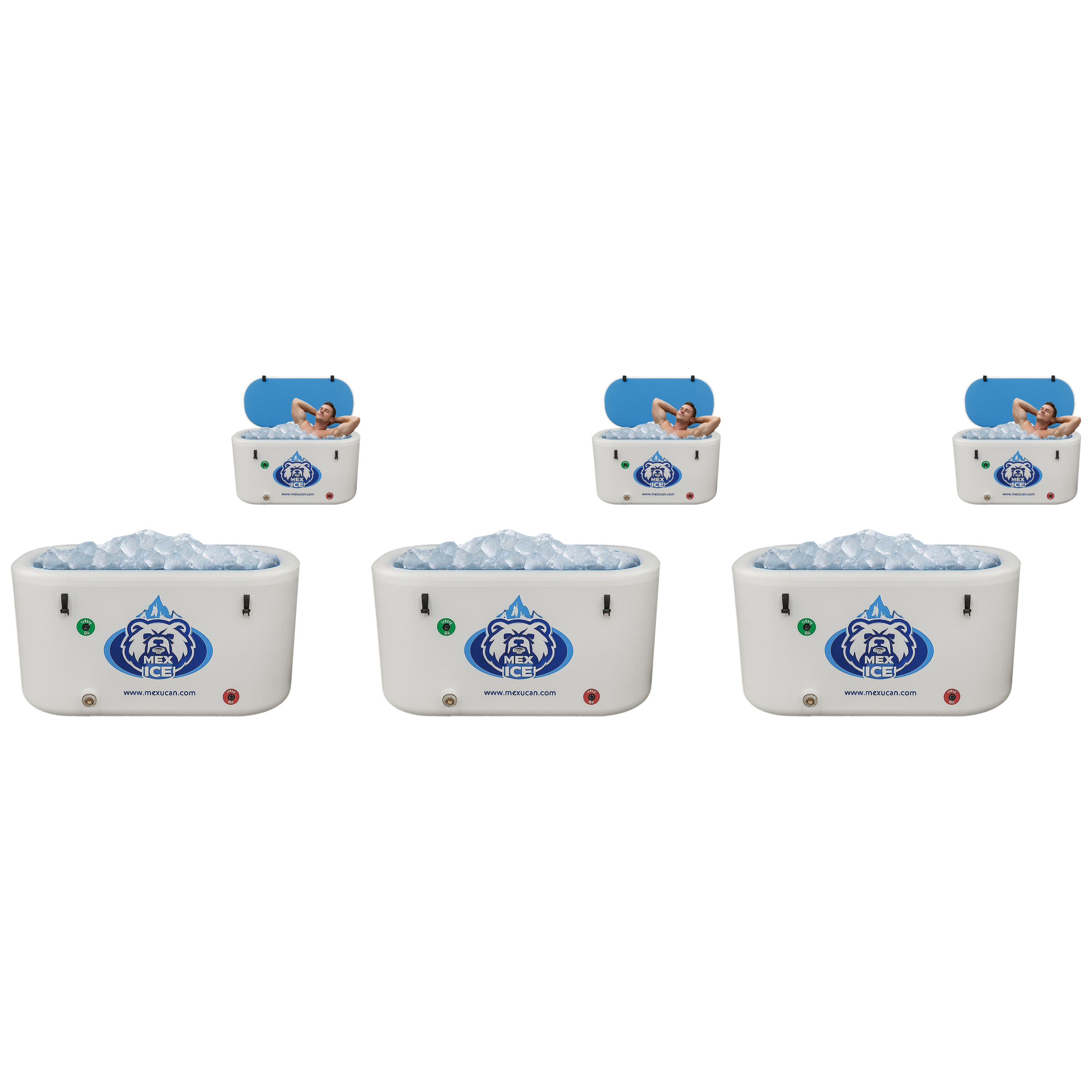 MEX ICE - 3x Nadmuchiwana Wanna Deluxe