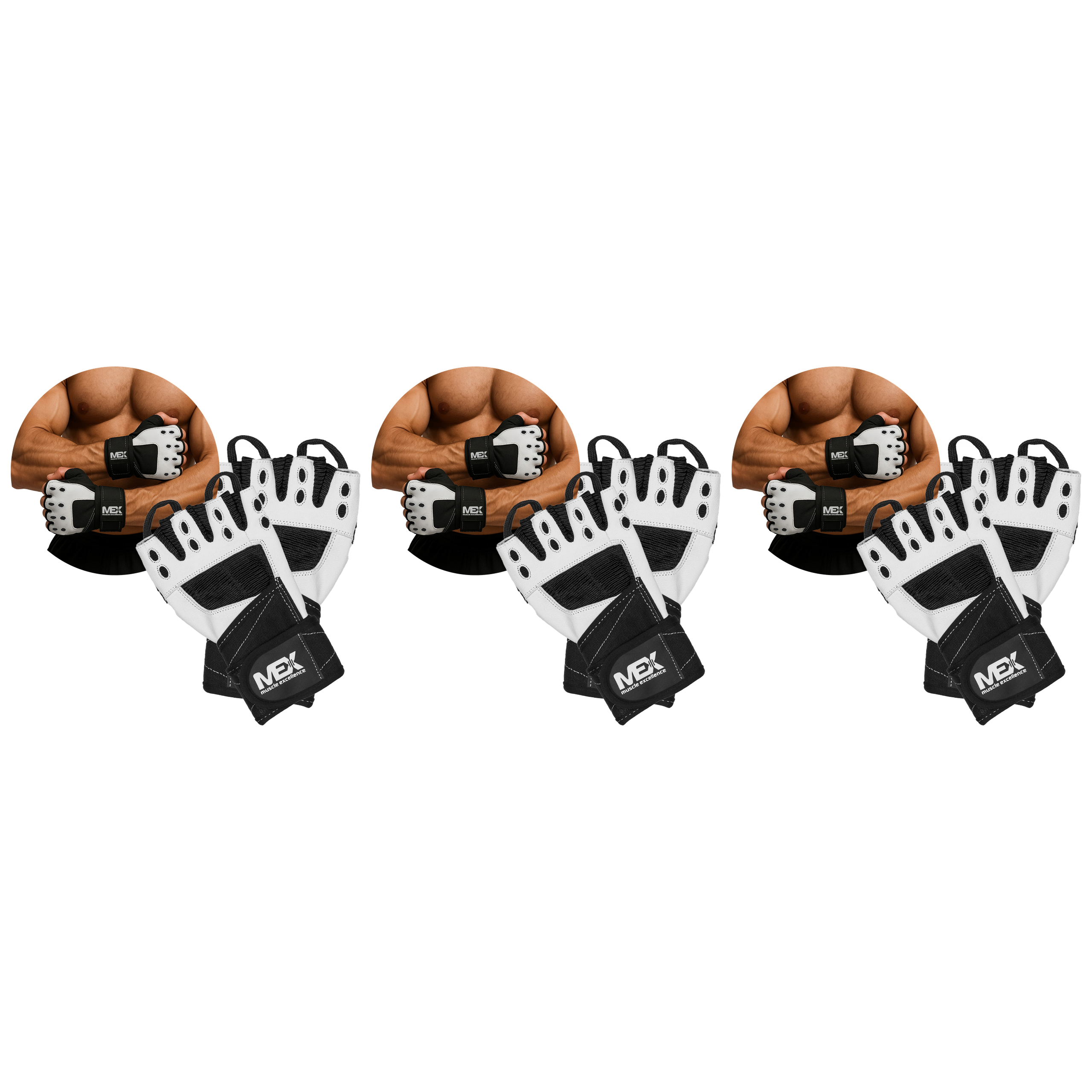 MEX SPORT - 3x Addict Unisex Gloves 