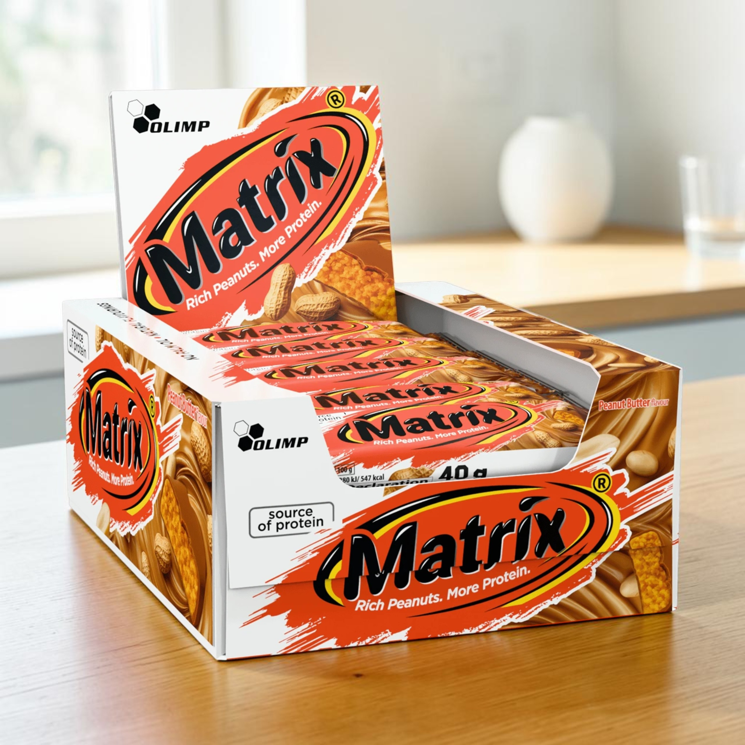 OLIMP - Matrix Bar - 25x 2x 40g - Peanut Butter
