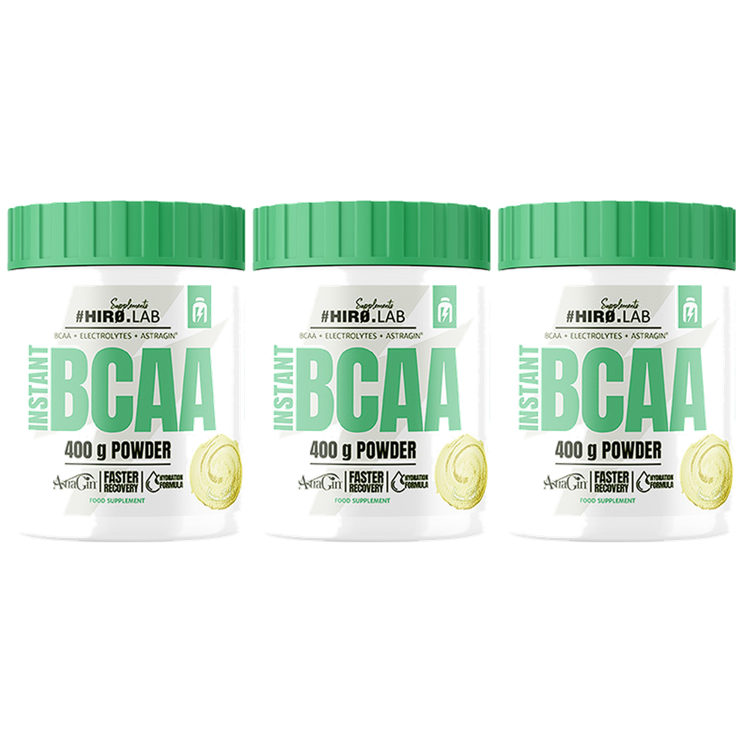 HIRO.LAB BCAA Powder - 3x 400g
