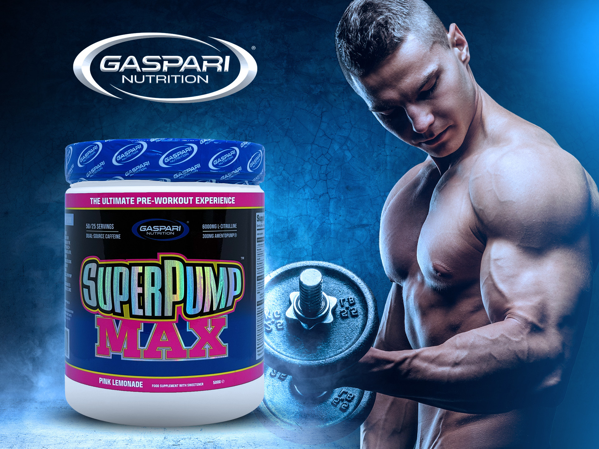 GASPARI NUTRITION - Super Pump Max - 2x 500g - Pink Lemonade