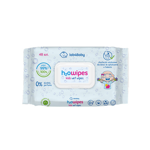 ALG PHARMA H2Owipes Kids Wet Wipes - 48szt. - Chusteczki nawilżane