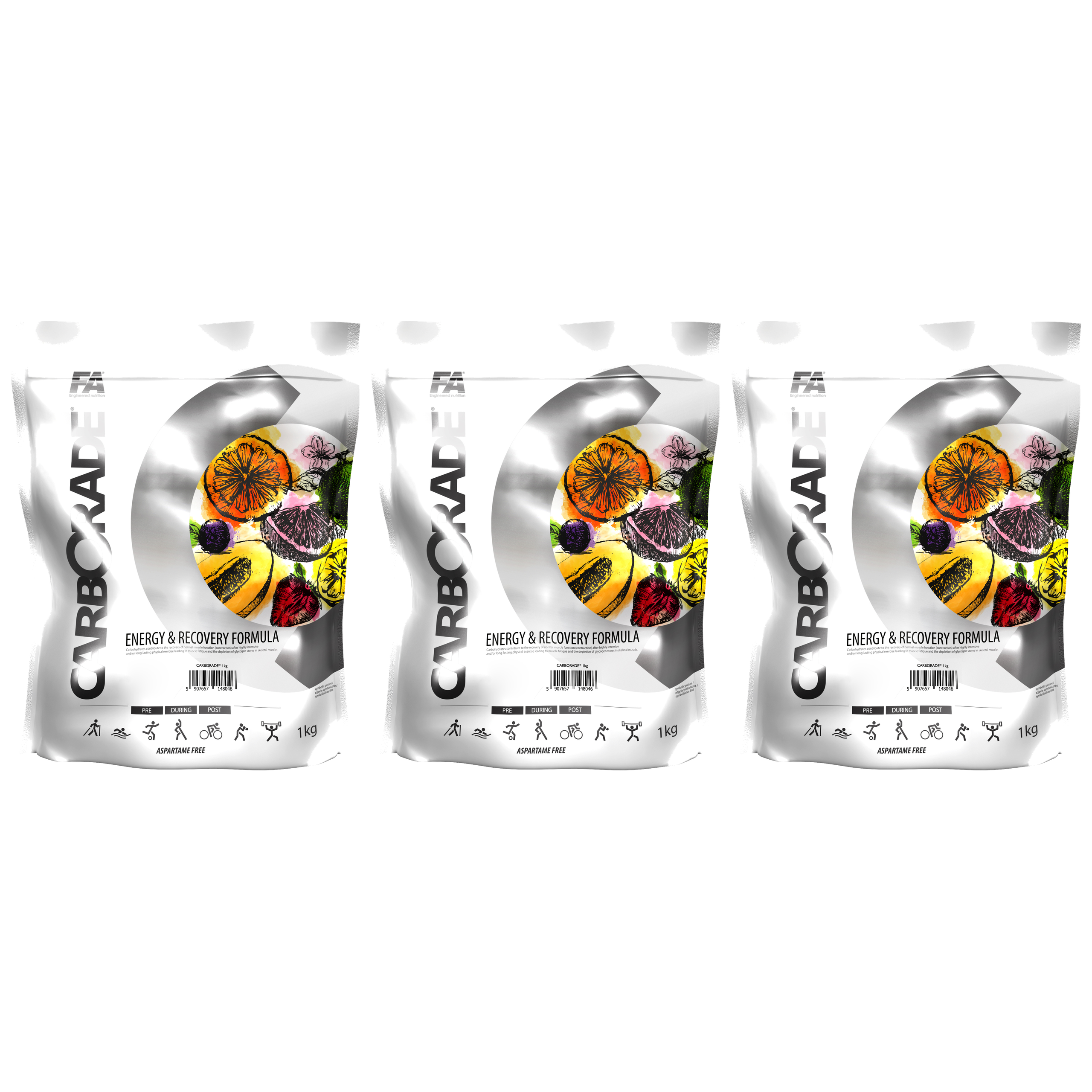 FITNESS AUTHORITY Carborade - 3x 1000g