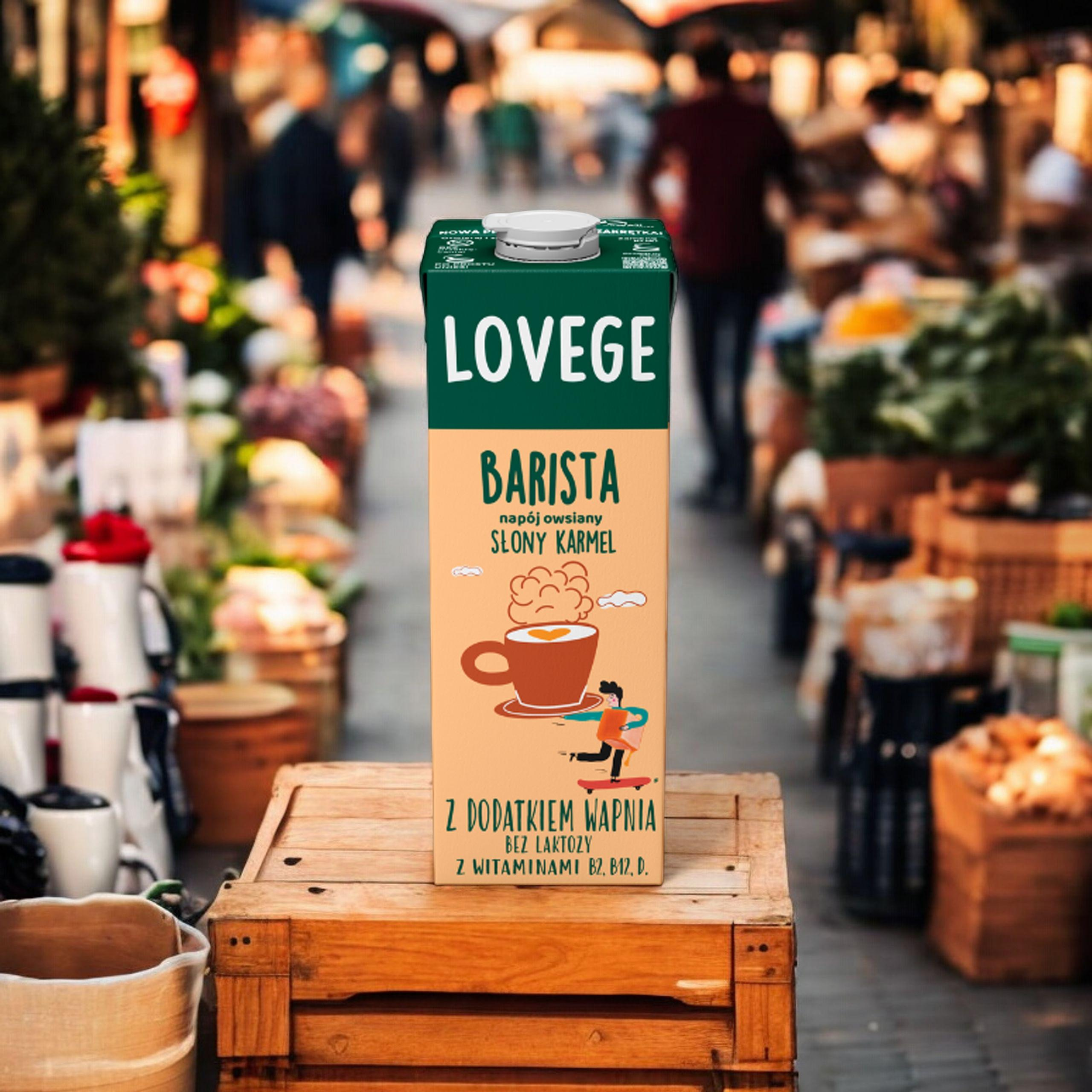 SANTE - Napój Lovege Owsiany Barista - 330ml - Słony Karmel - WYPRZEDAŻ - 03-12