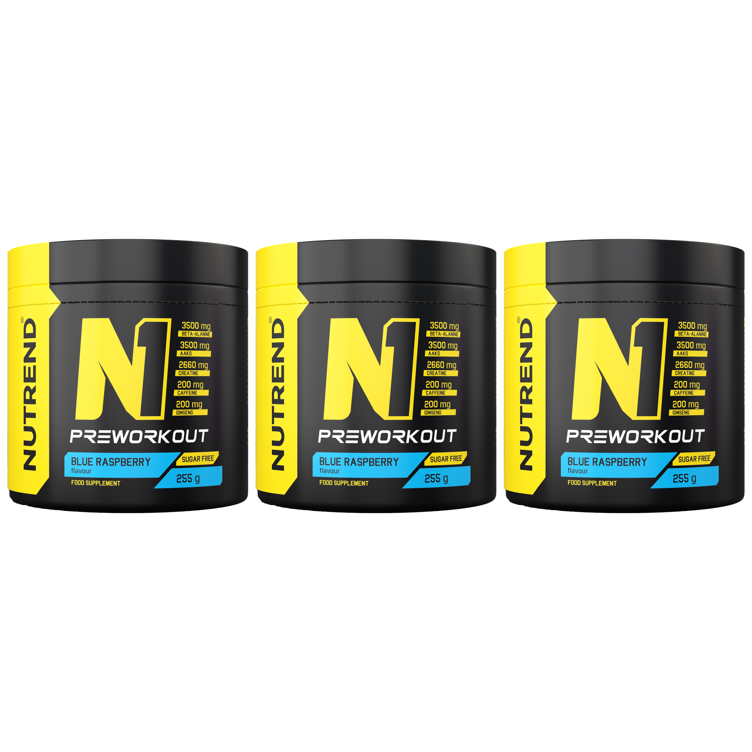NUTREND N1 Pre Workout - 3x 255g