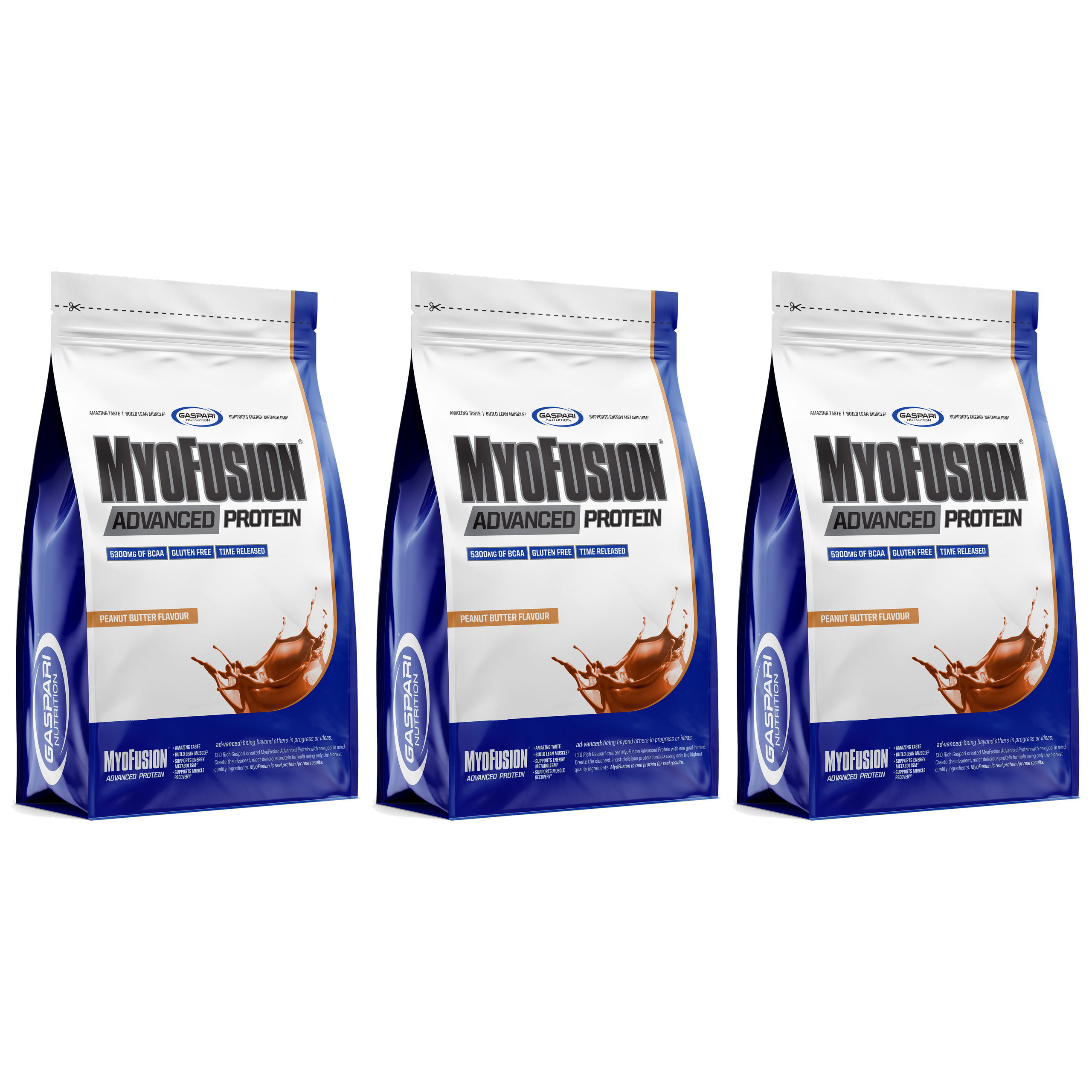 GASPARI NUTRITION Myofusion Advanced EU - 3x 500g