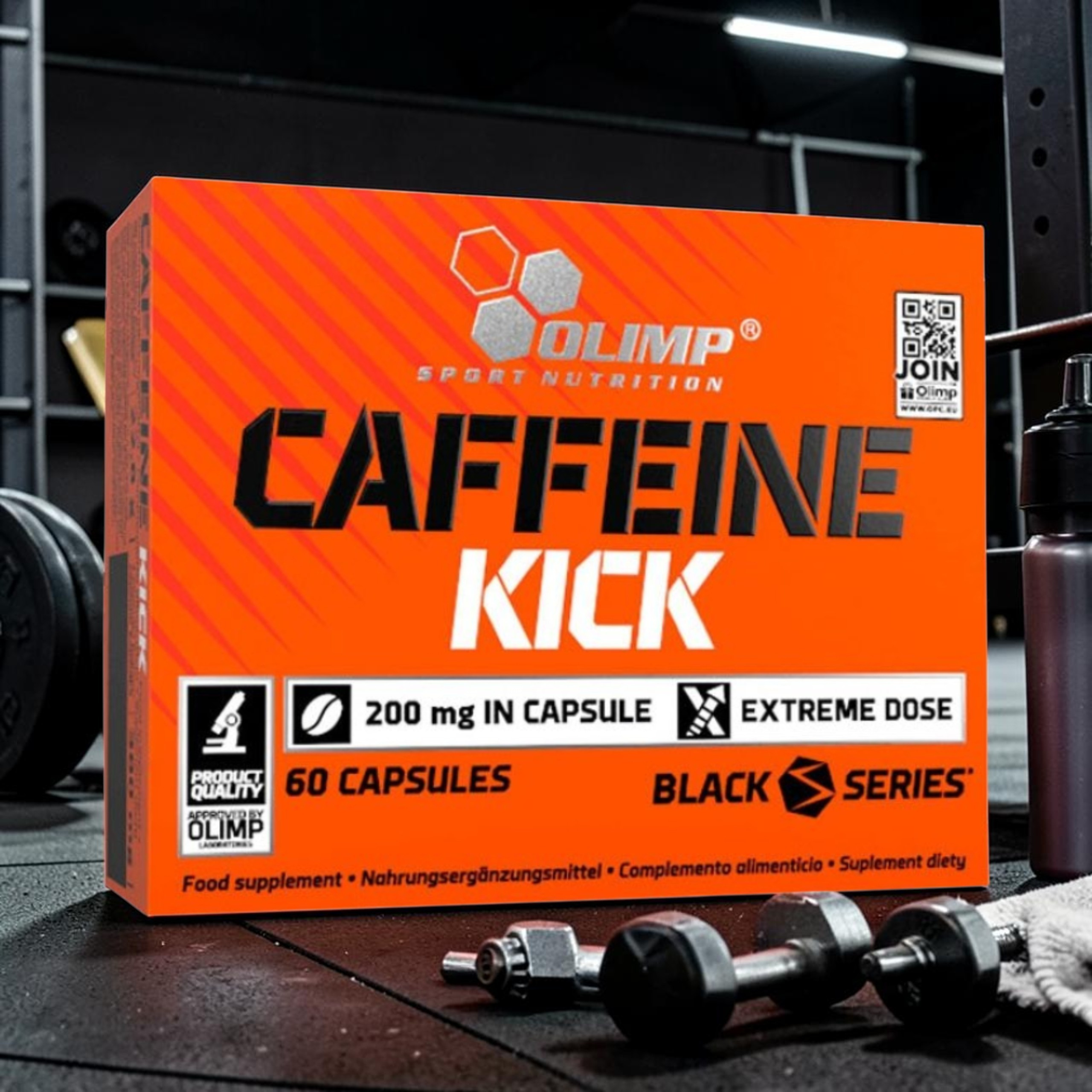 OLIMP Caffeine Kick 200mg - 2x 60caps.