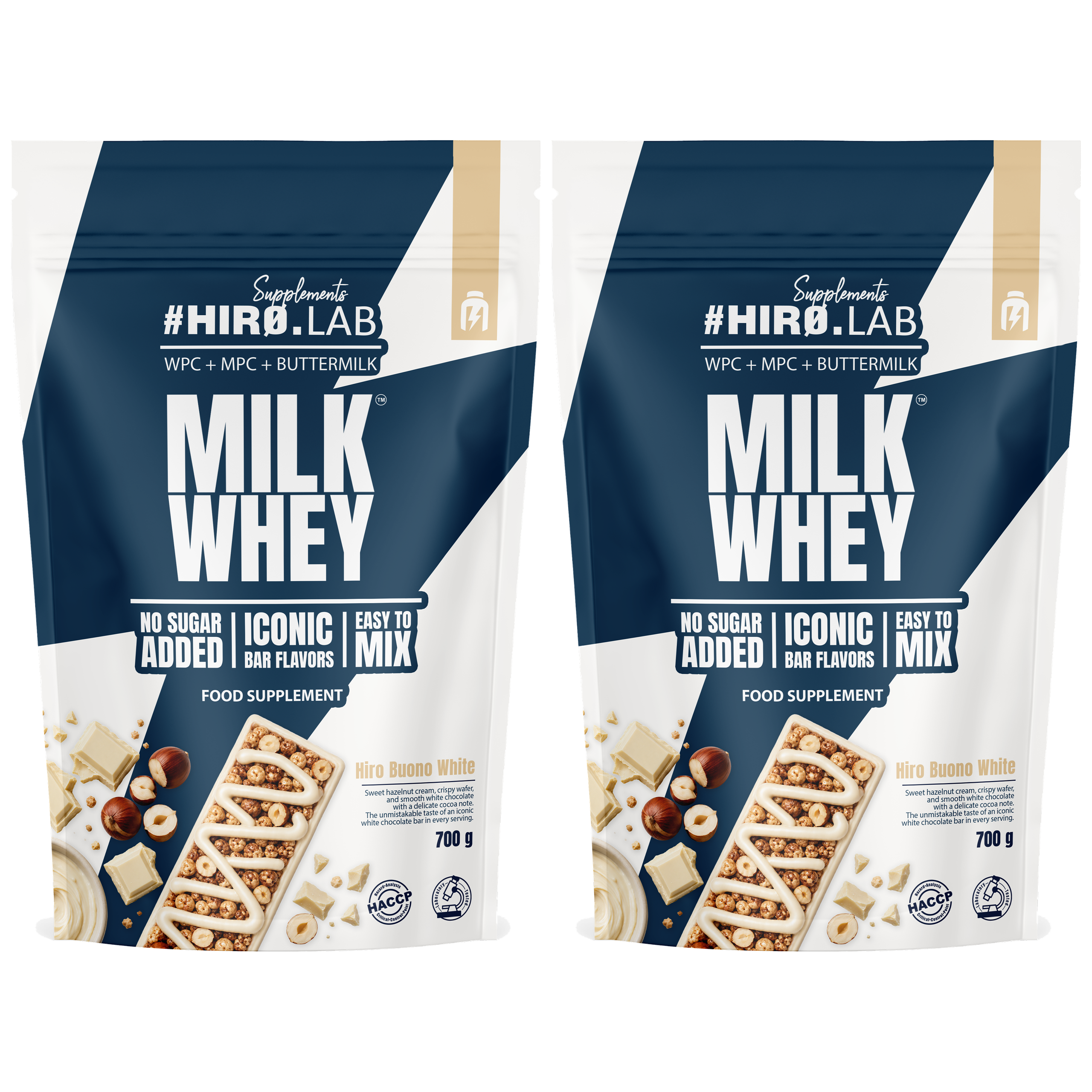 HIRO.LAB - Milk Whey - 2x 700g