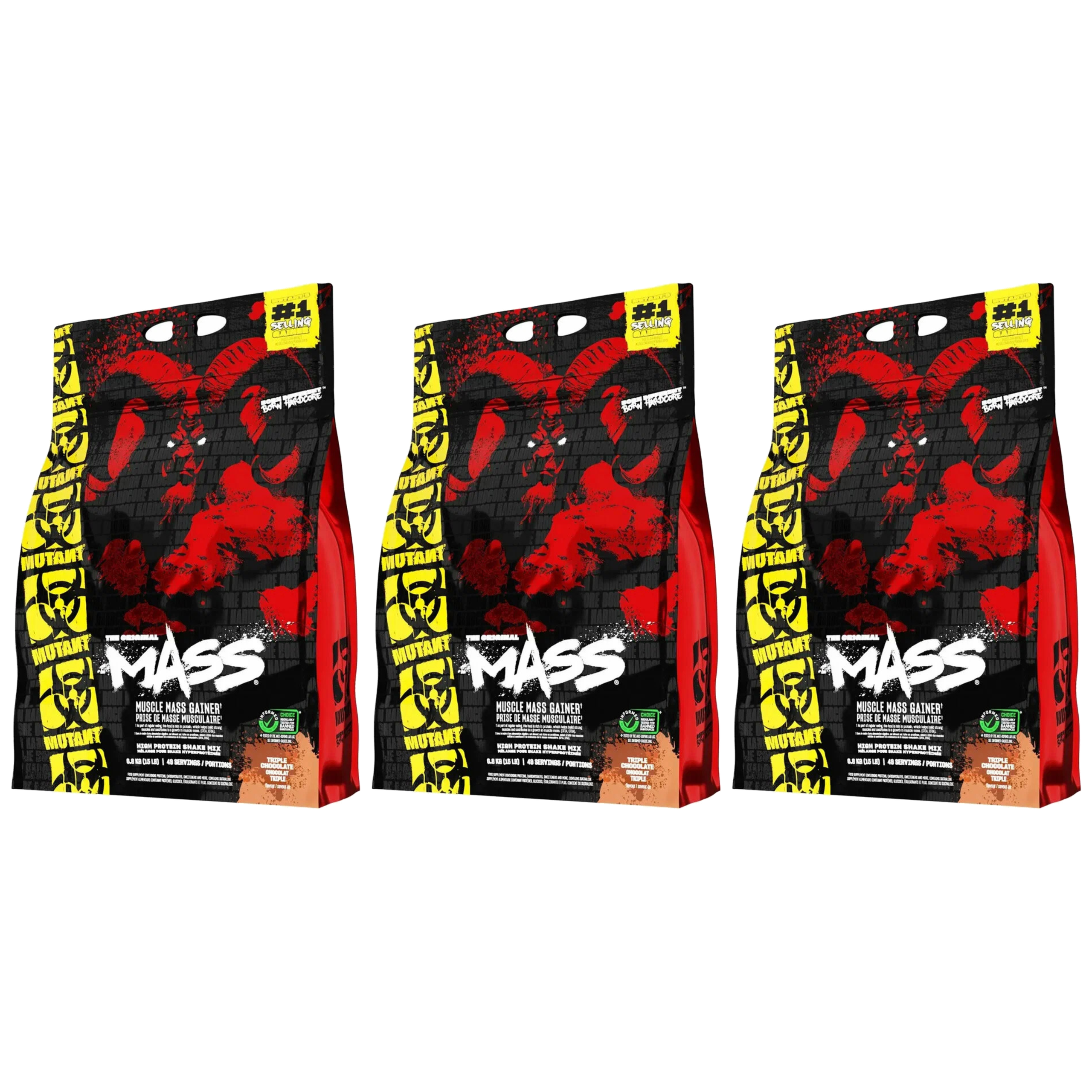 MUTANT Mutant Mass - 3x 6800g