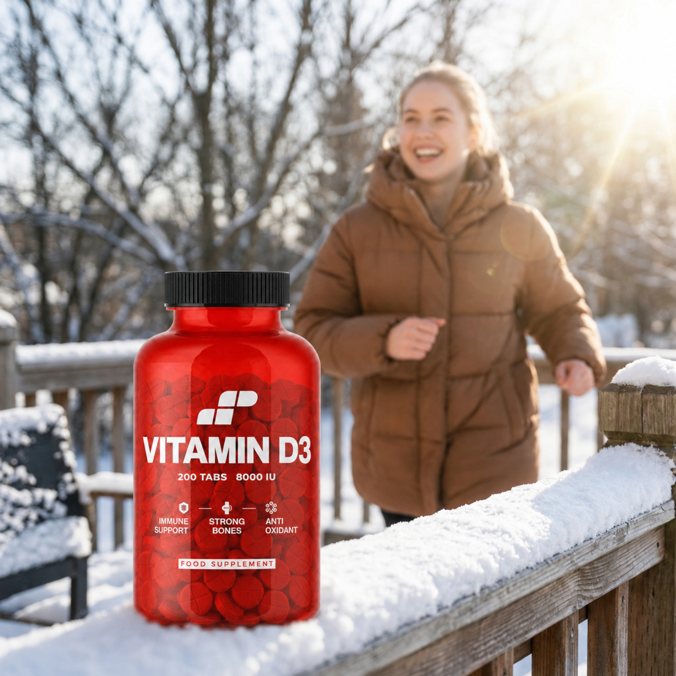 2x MP NUTRITION Vitamin D3 8000IU - 200tabs