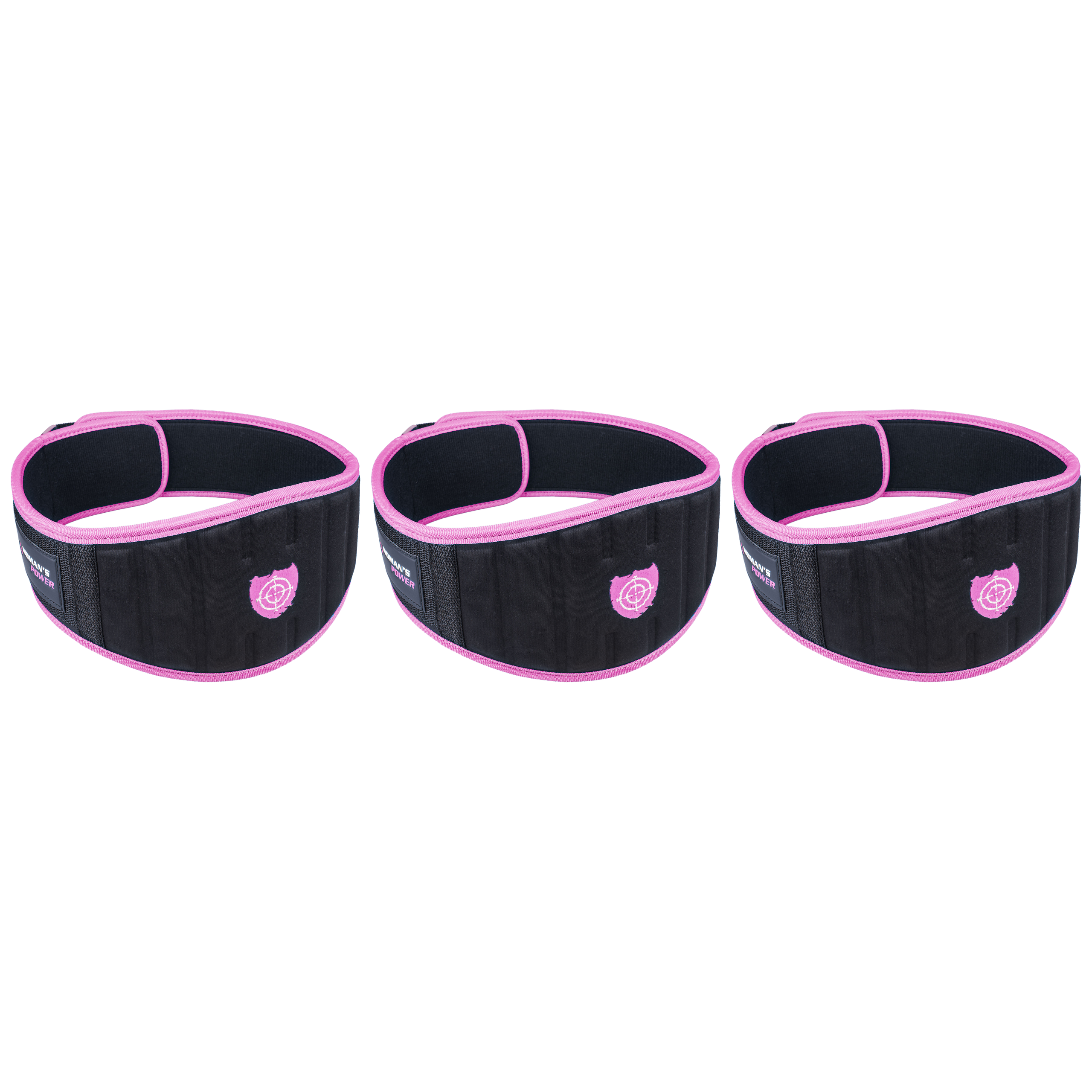 POWER SYSTEM Pas Nylonowy - Women's - 3x Pink