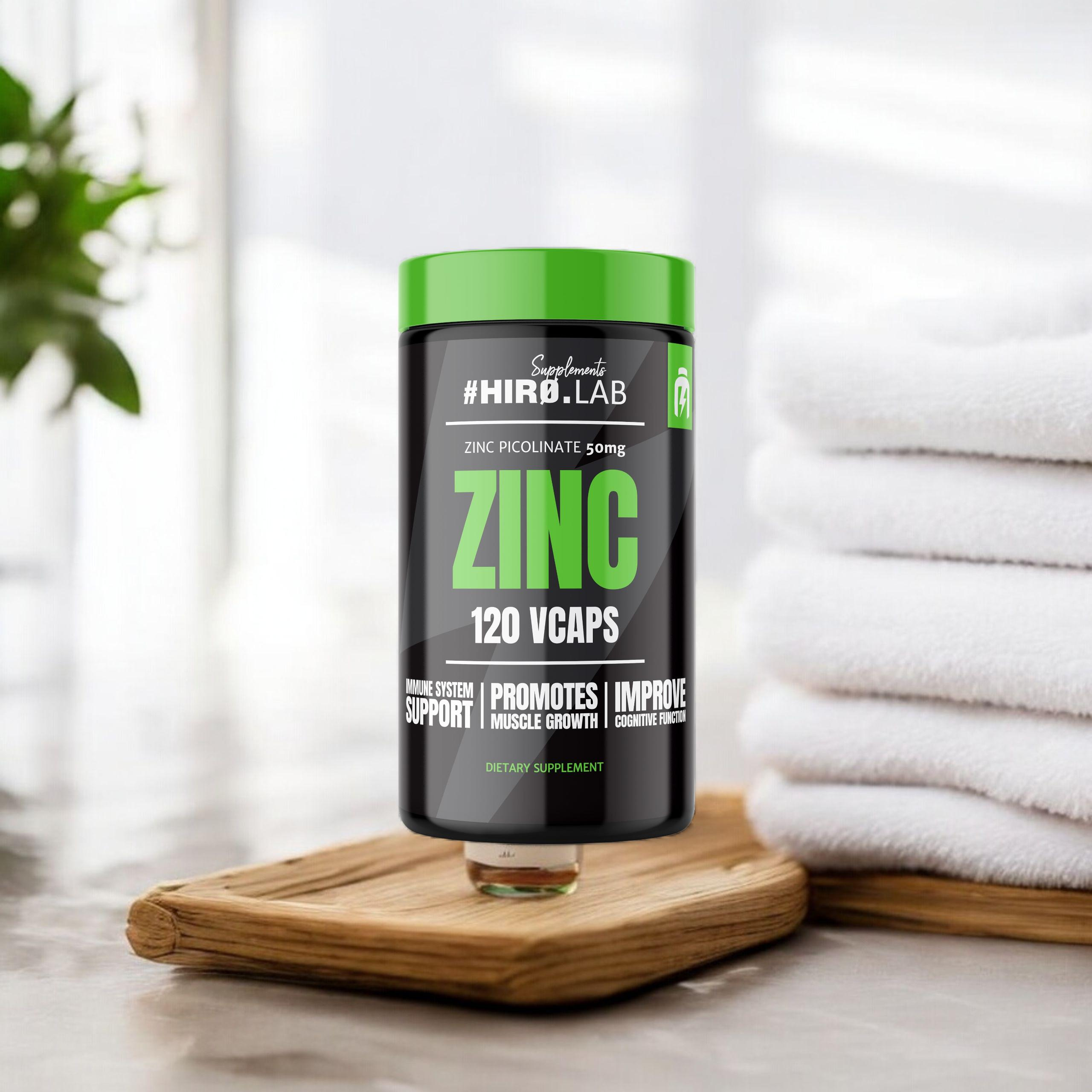 HIRO.LAB Zinc - 120 vcaps - Cynk