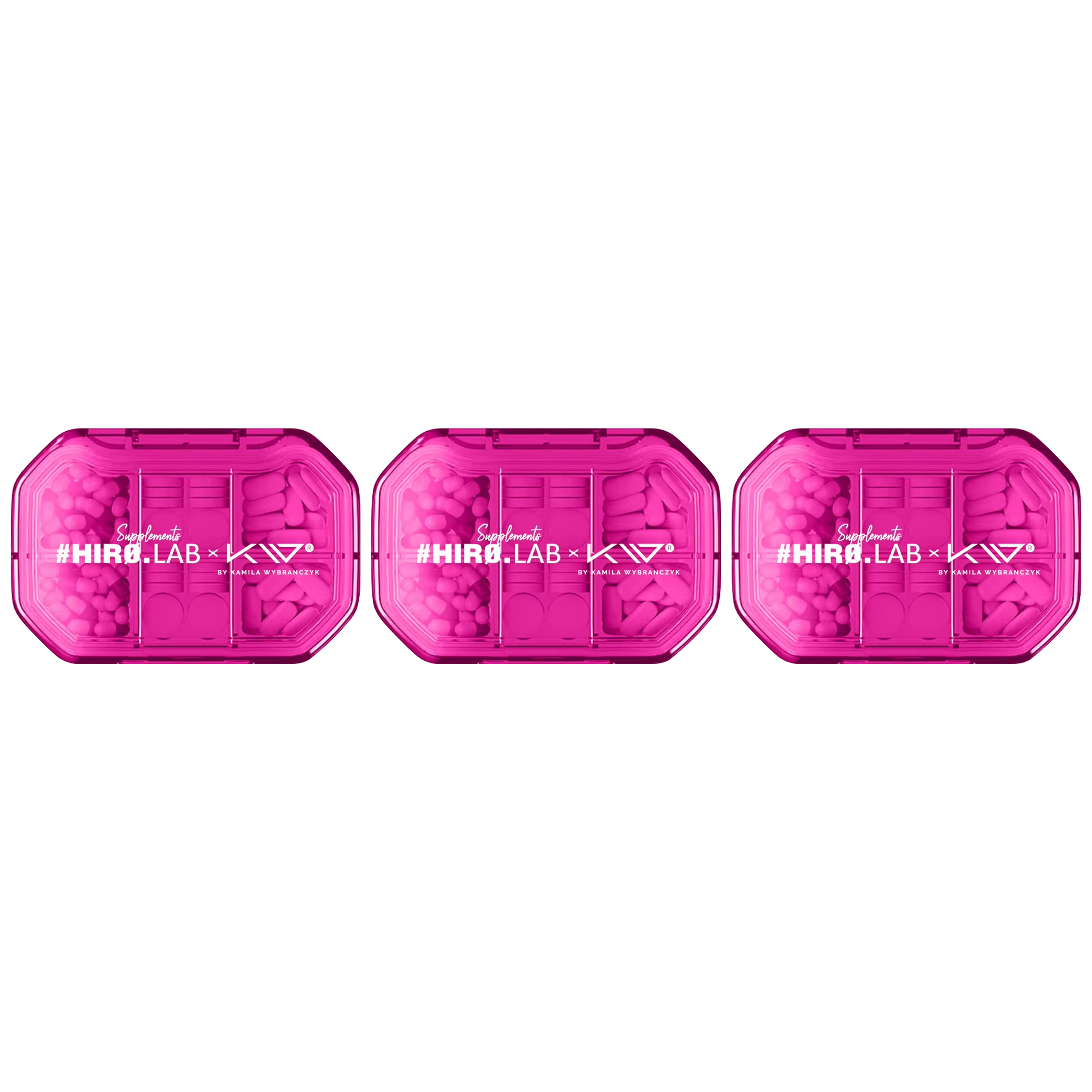 HIRO.LAB PillBox Hiro.Lab x Kamila Wybrańczyk — zestaw 3x