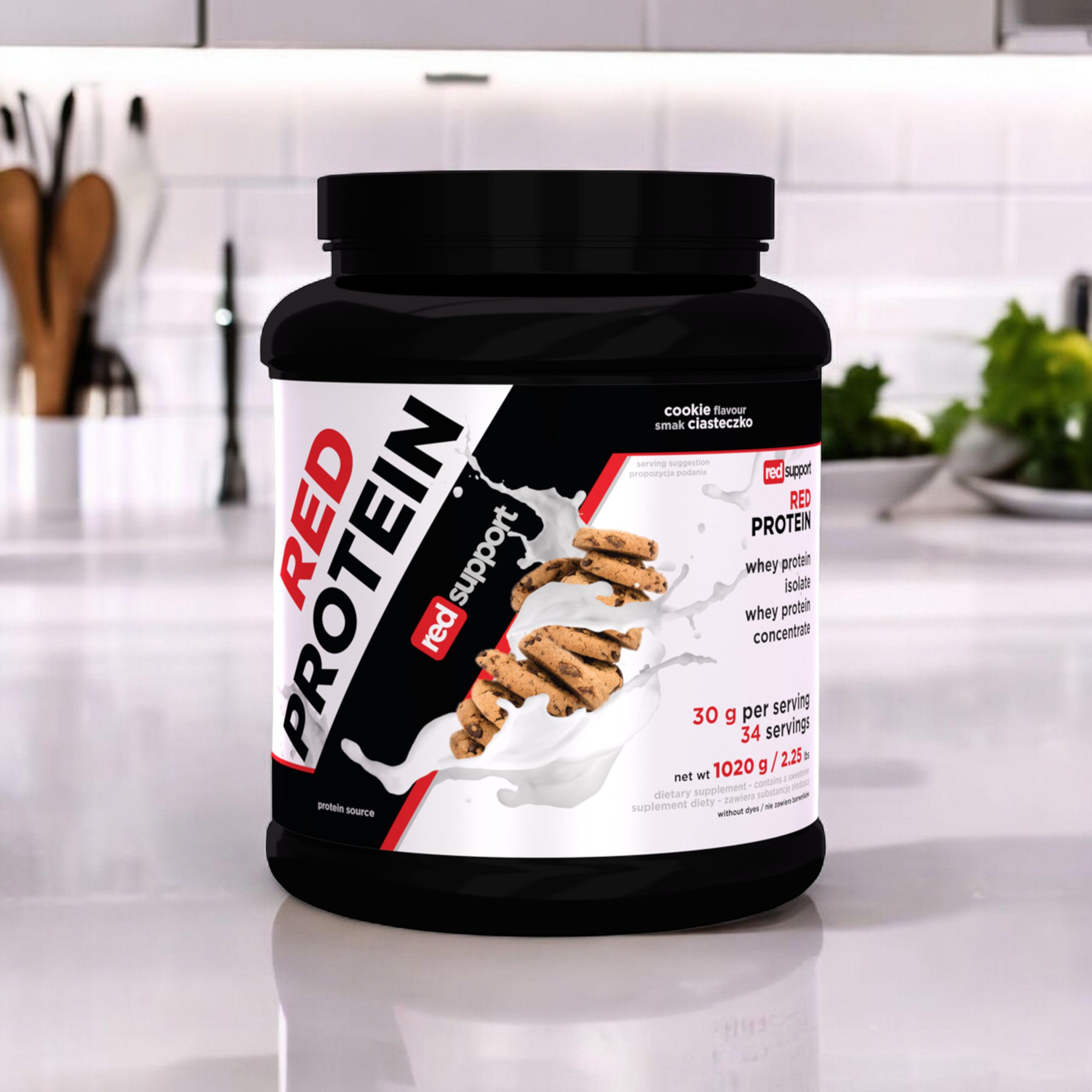 RED SUPPORT Red Protein - 1020g - WYPRZEDAŻ - 31-07