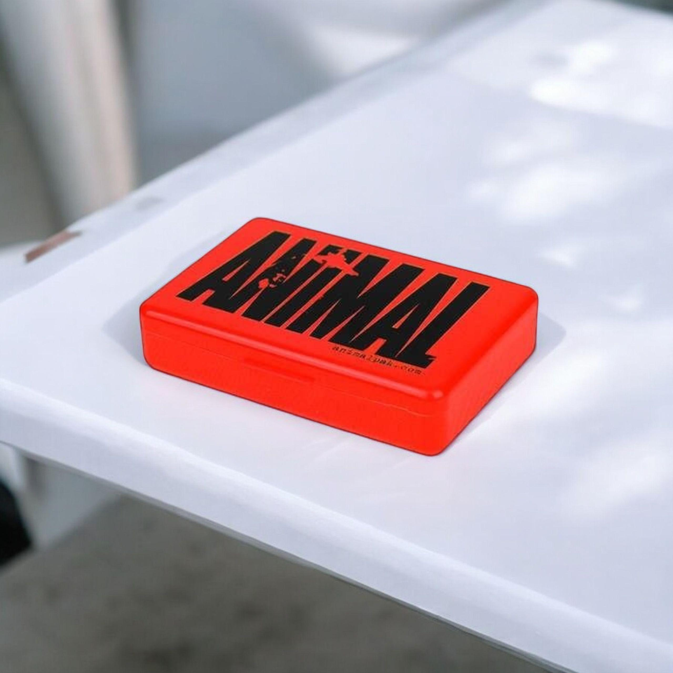 UNIVERSAL - Pill Box Animal - 3x Red Black