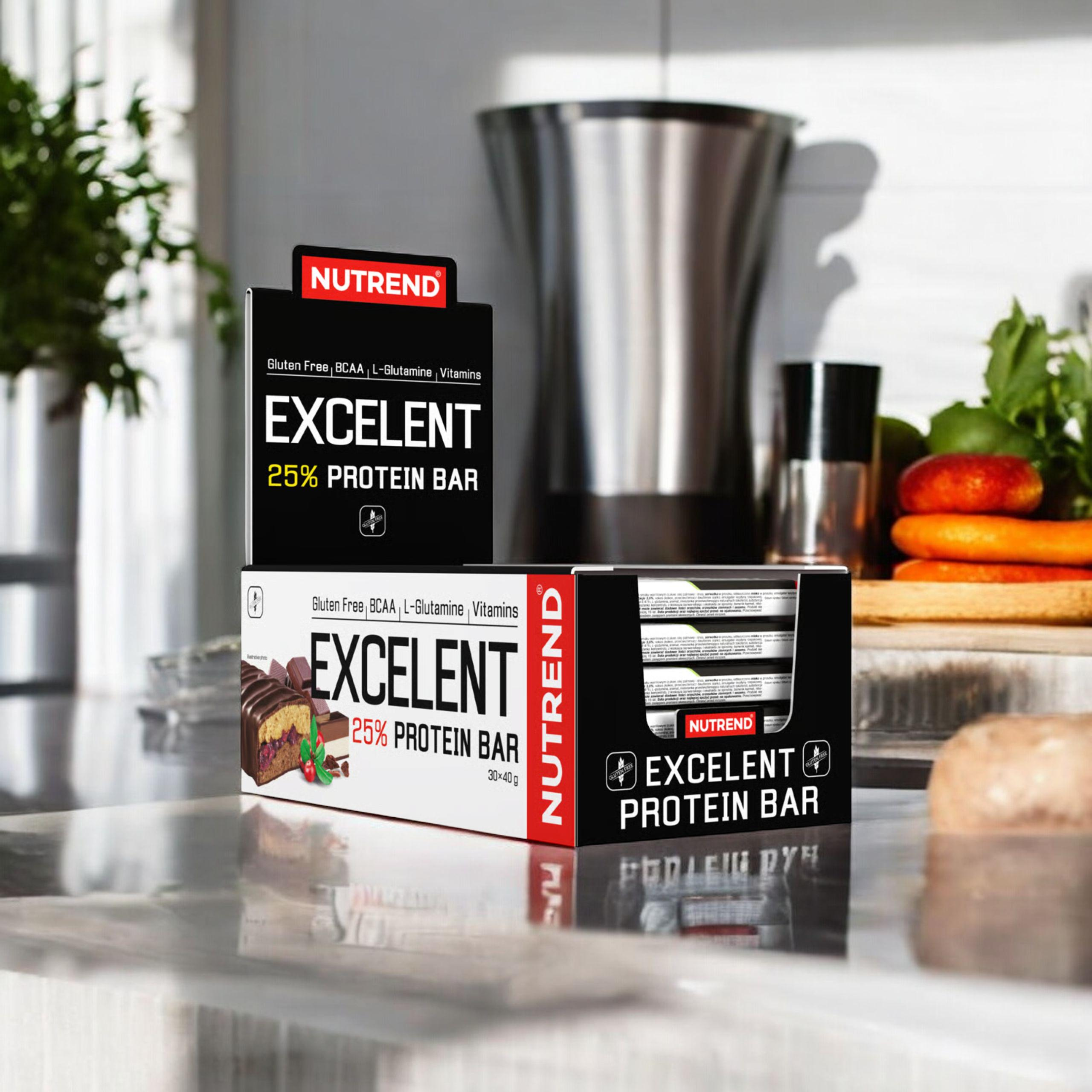 NUTREND - Excelent Protein Bar - 30x 3x 40g