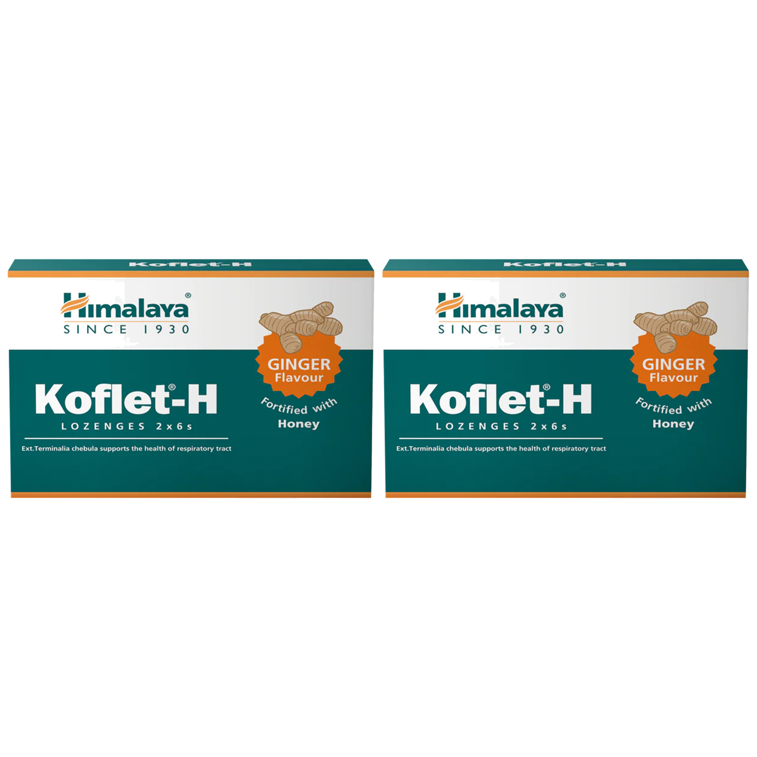HIMALAYA Koflet-H - 12lozenges - 2x Pastylki do ssania