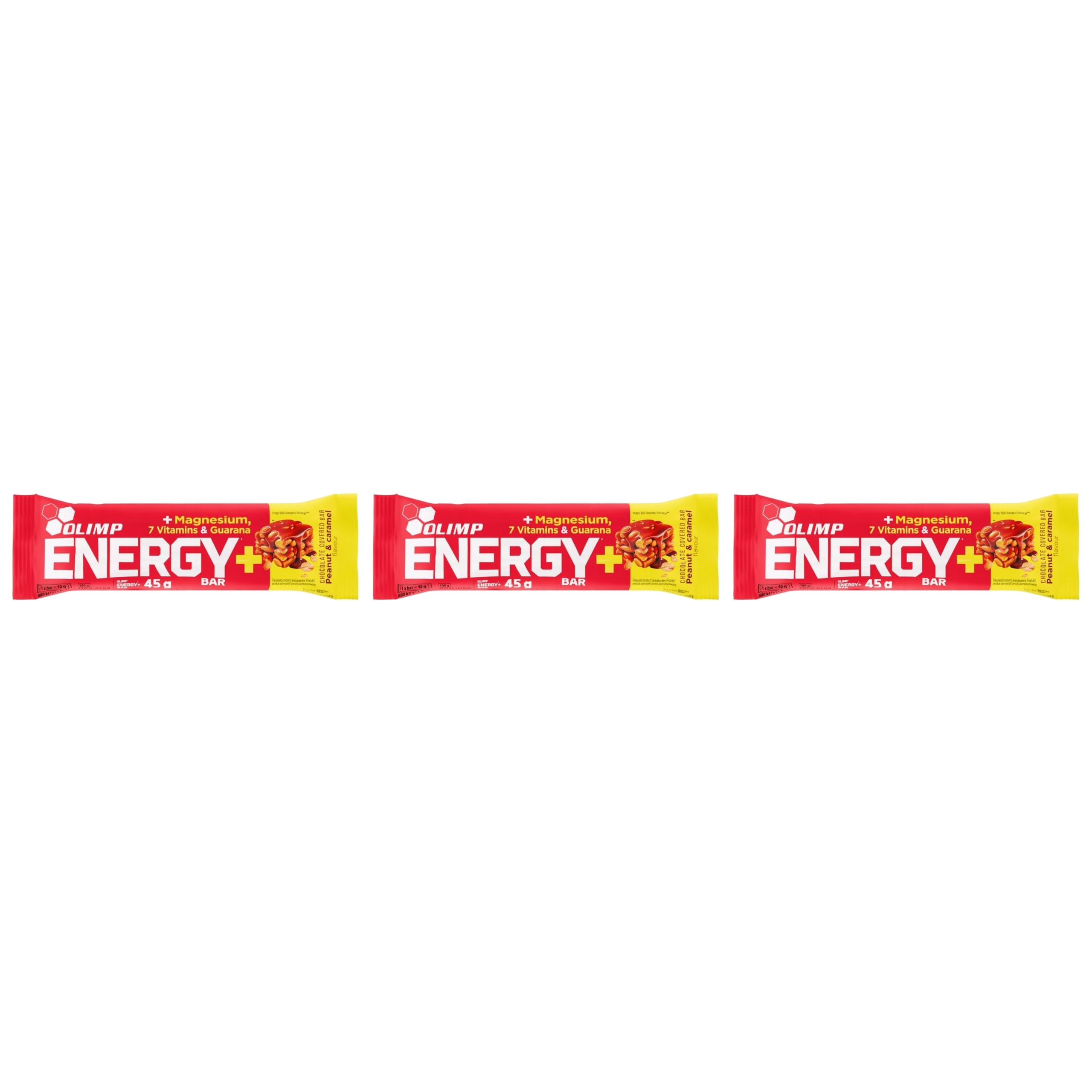 OLIMP - Energy+ Bar - 3x 45g - Peanut Caramel