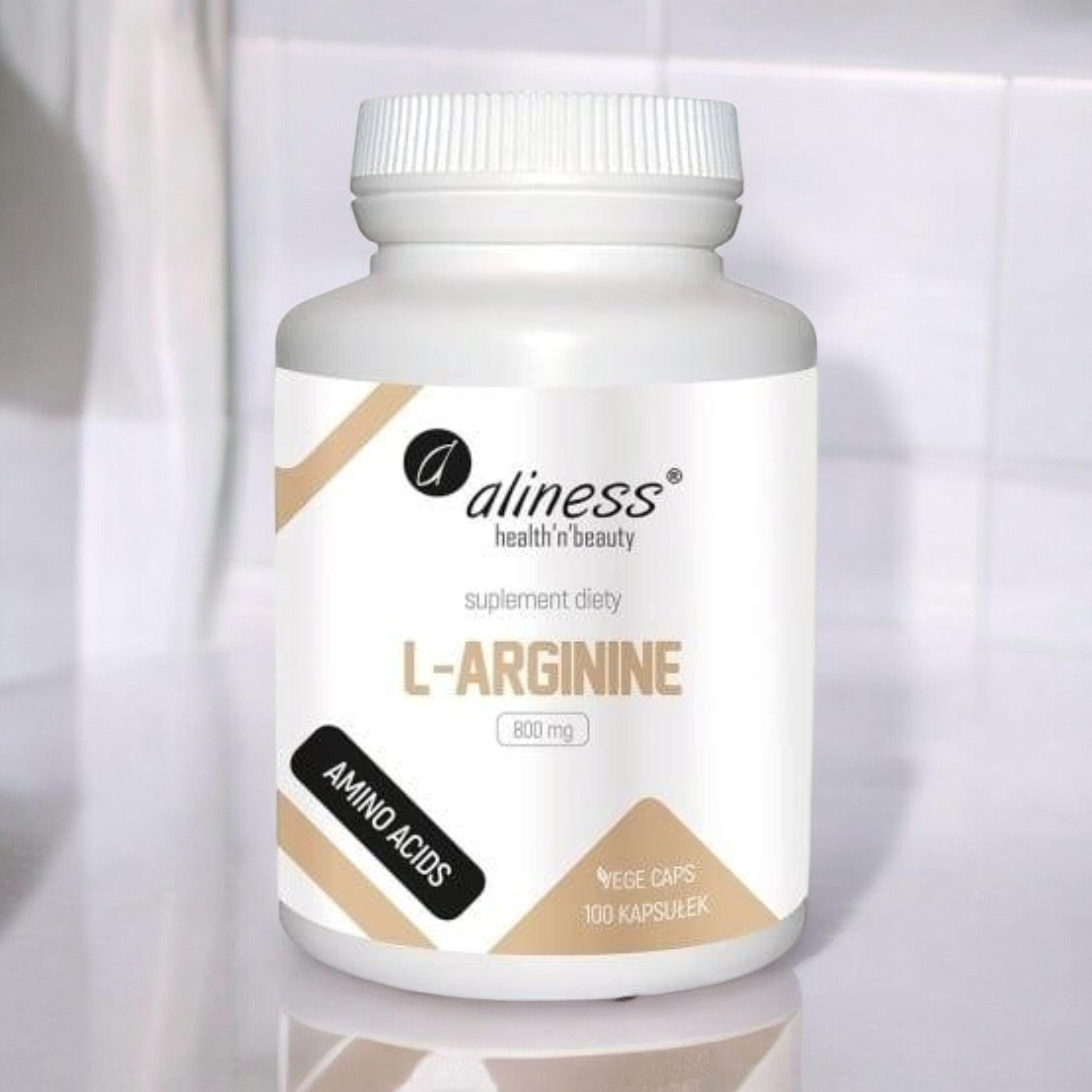 ALINESS - L-Arginine 800mg - 100vcaps. x3