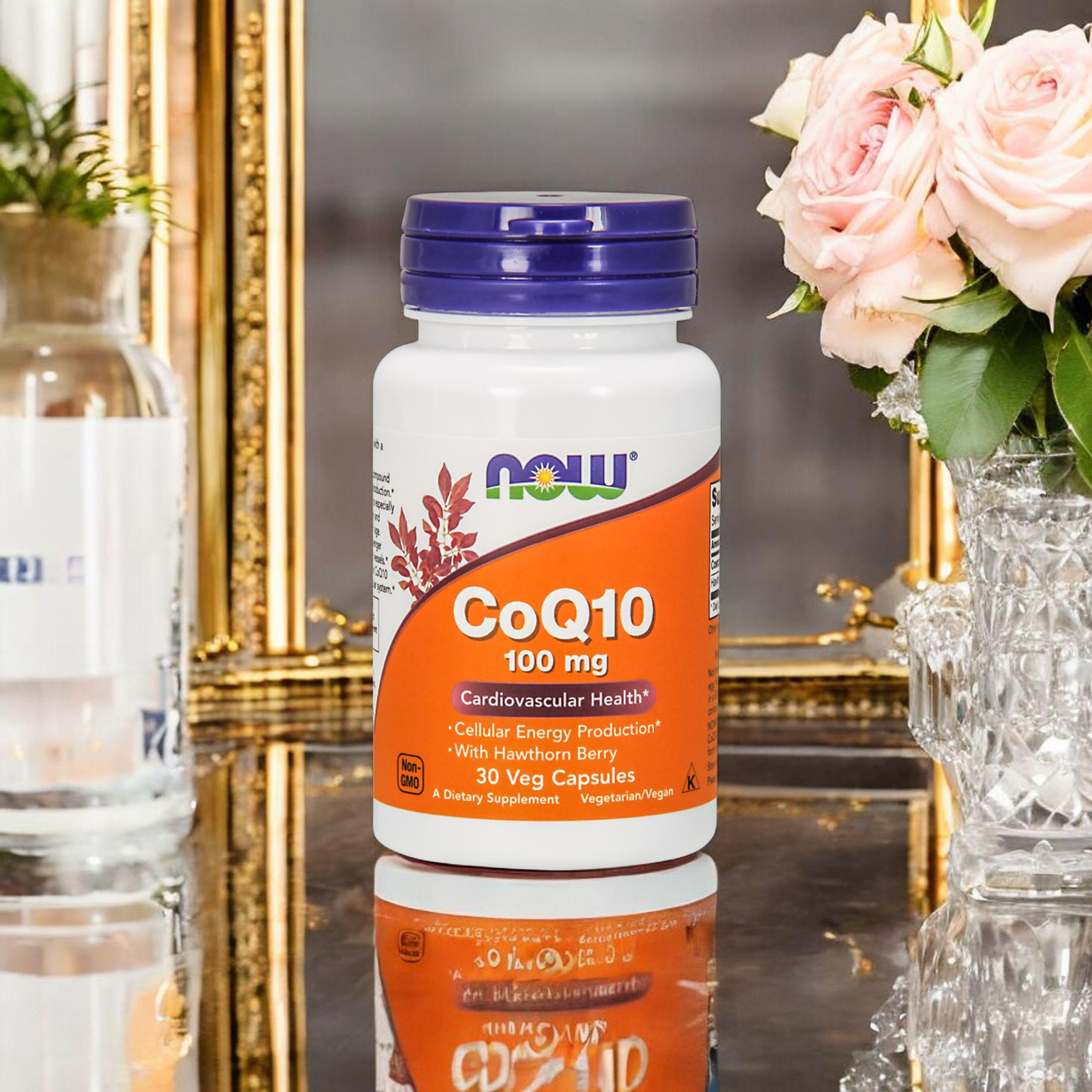 NOW CoQ10 ( Koenzym Q10 ) 100mg - 3x 30vegcaps