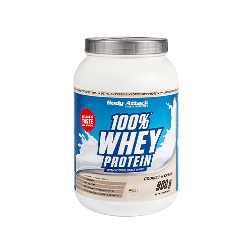 BODY ATTACK 100% Whey Protein - 2x 900g