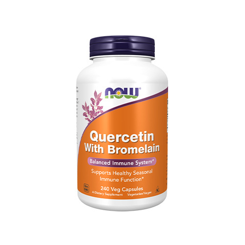 NOW Quercetin With Bromelain - 240vcaps