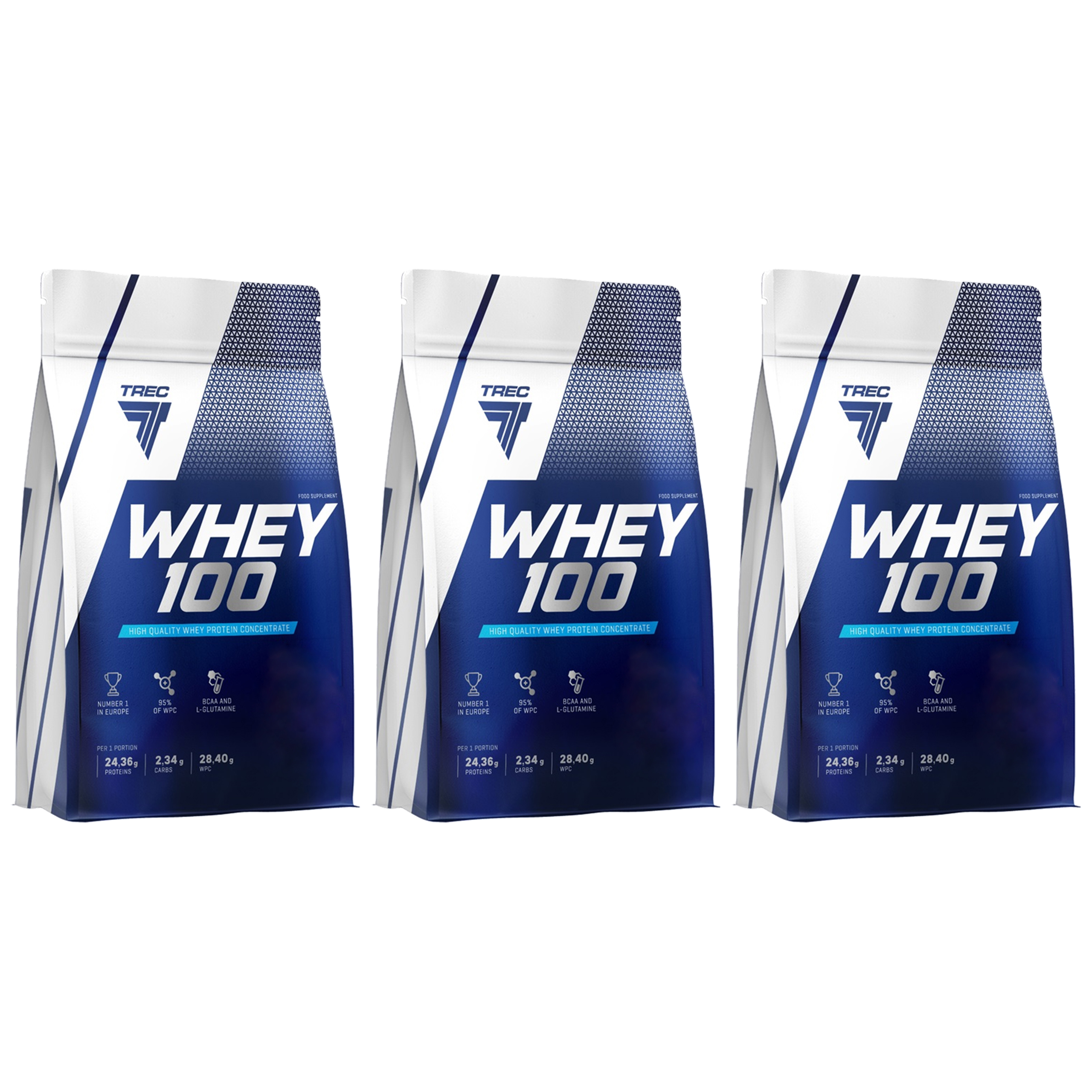 TREC Whey 100 - 3x 700g