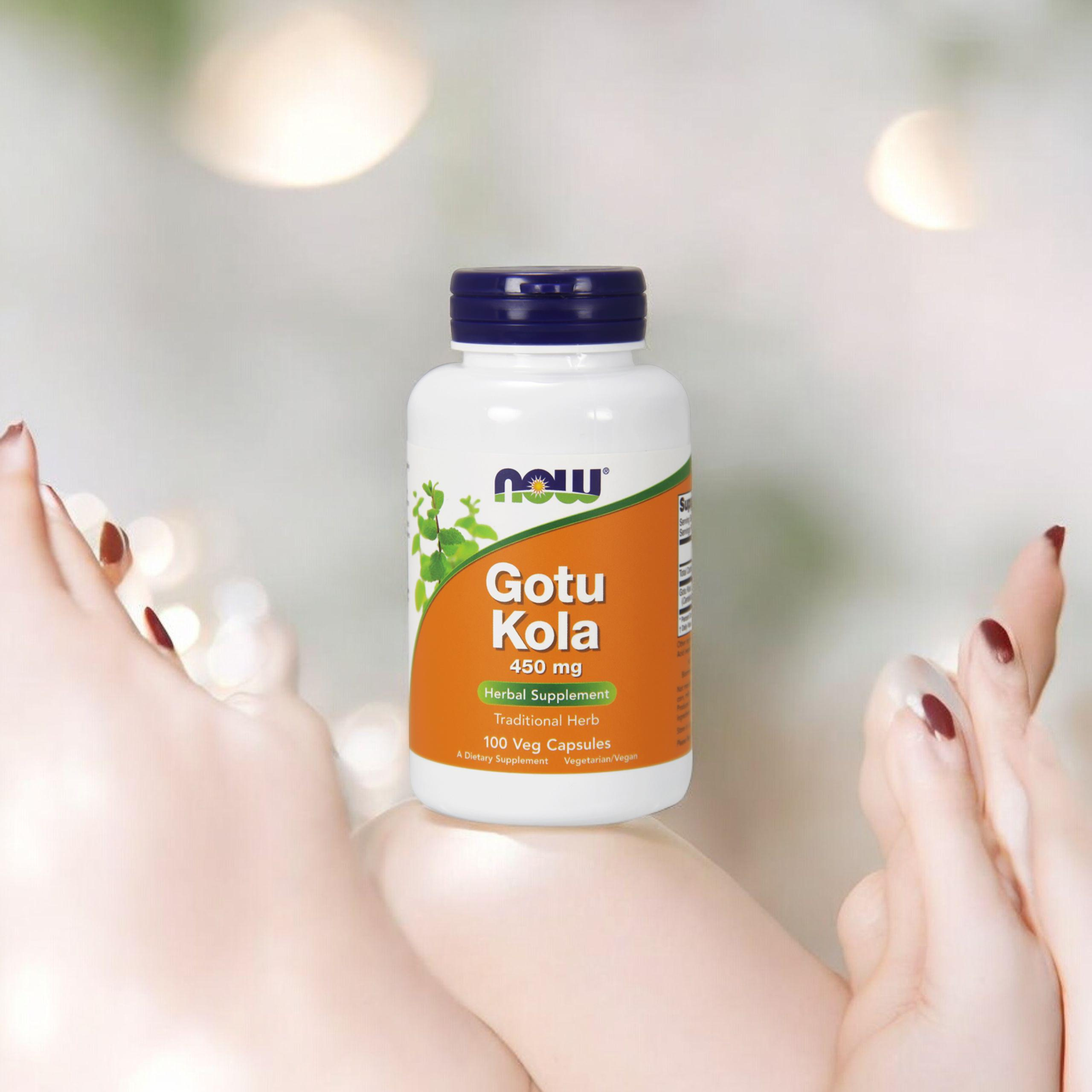 NOW Gotu Kola 450mg - 3x 100vcaps