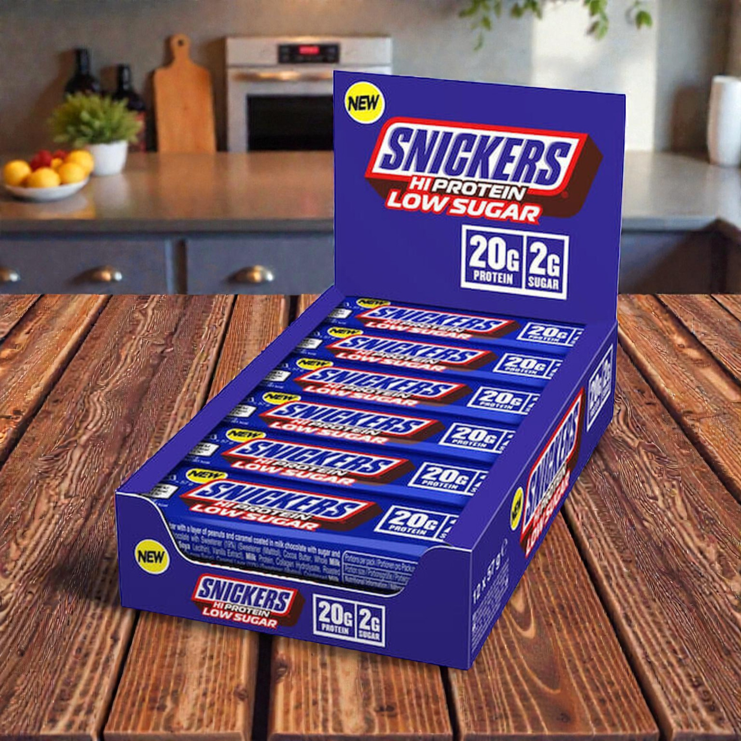 Mars - Baton Snickers HIProtein Low Sugar Bar - 57g x12
