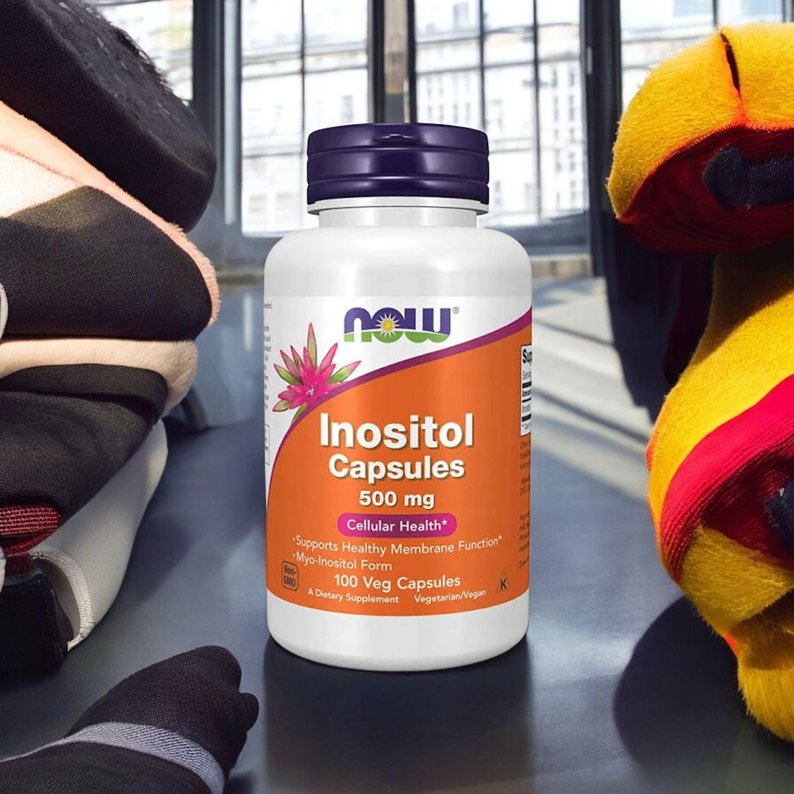 NOW Inositol 500mg - 2x 100vcaps.