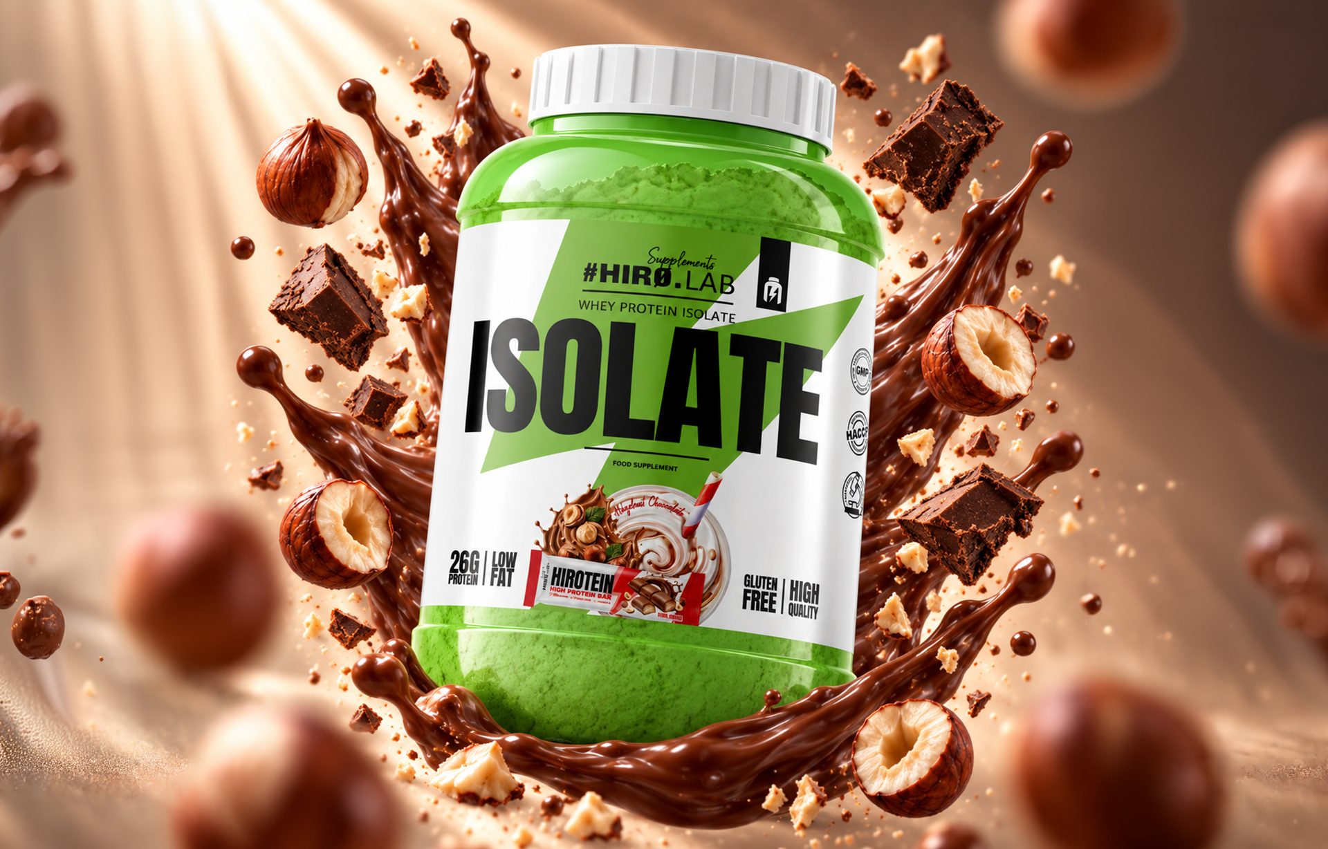 HIRO.LAB Whey Protein Isolate - 1800g