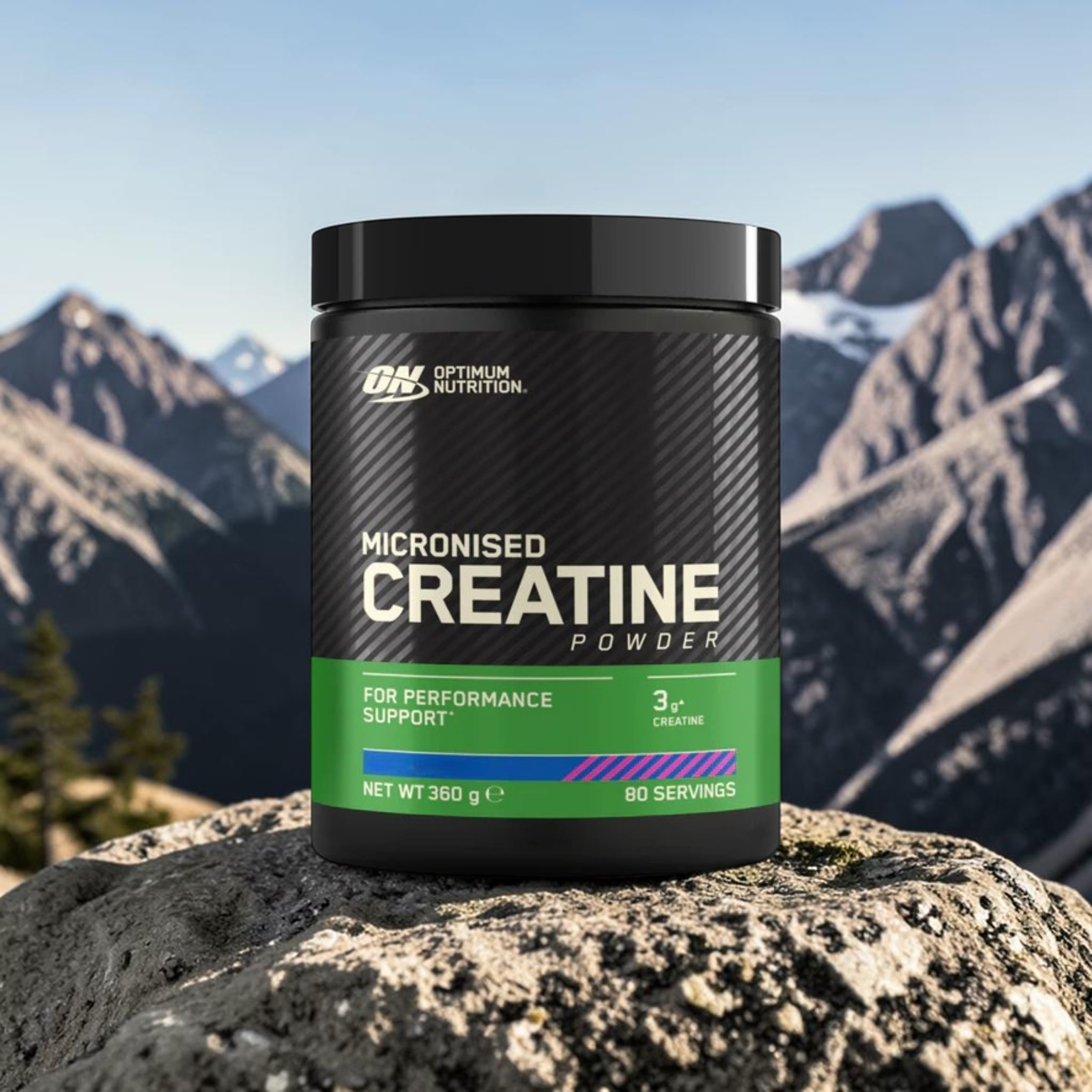 OPTIMUM NUTRITION - Micronised Creatine - 2x 360g - Fruit Punch