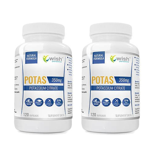 WISH Pharmaceutical Potas - 2x 120caps.