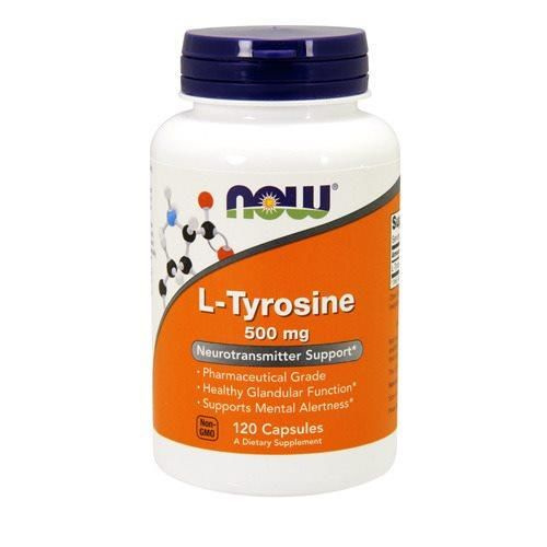 NOW L-Tyrosine - 2x 120caps