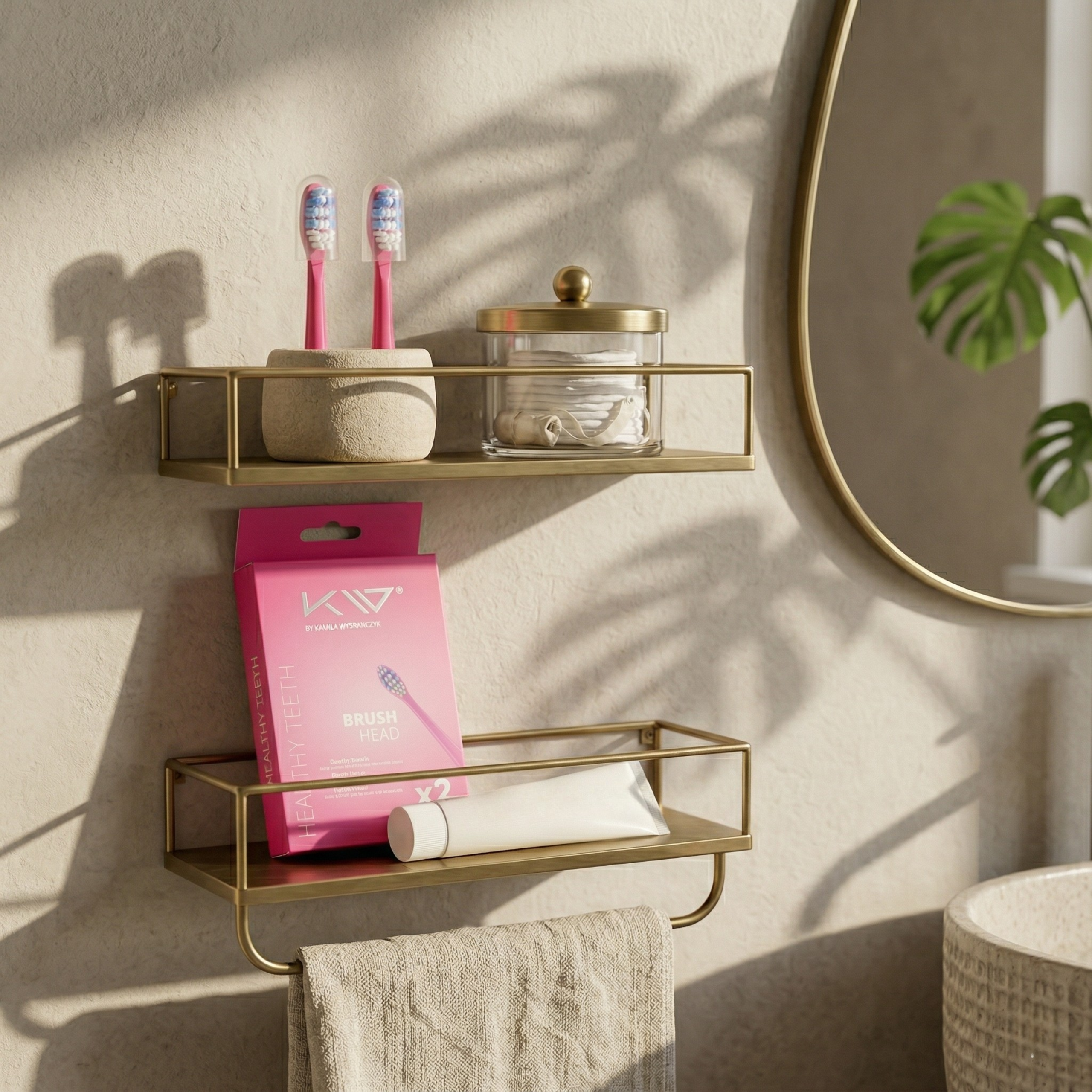 KAMILA WYBRAŃCZYK - Końcówki do Szczoteczki Sonicznej - 2szt - Pink