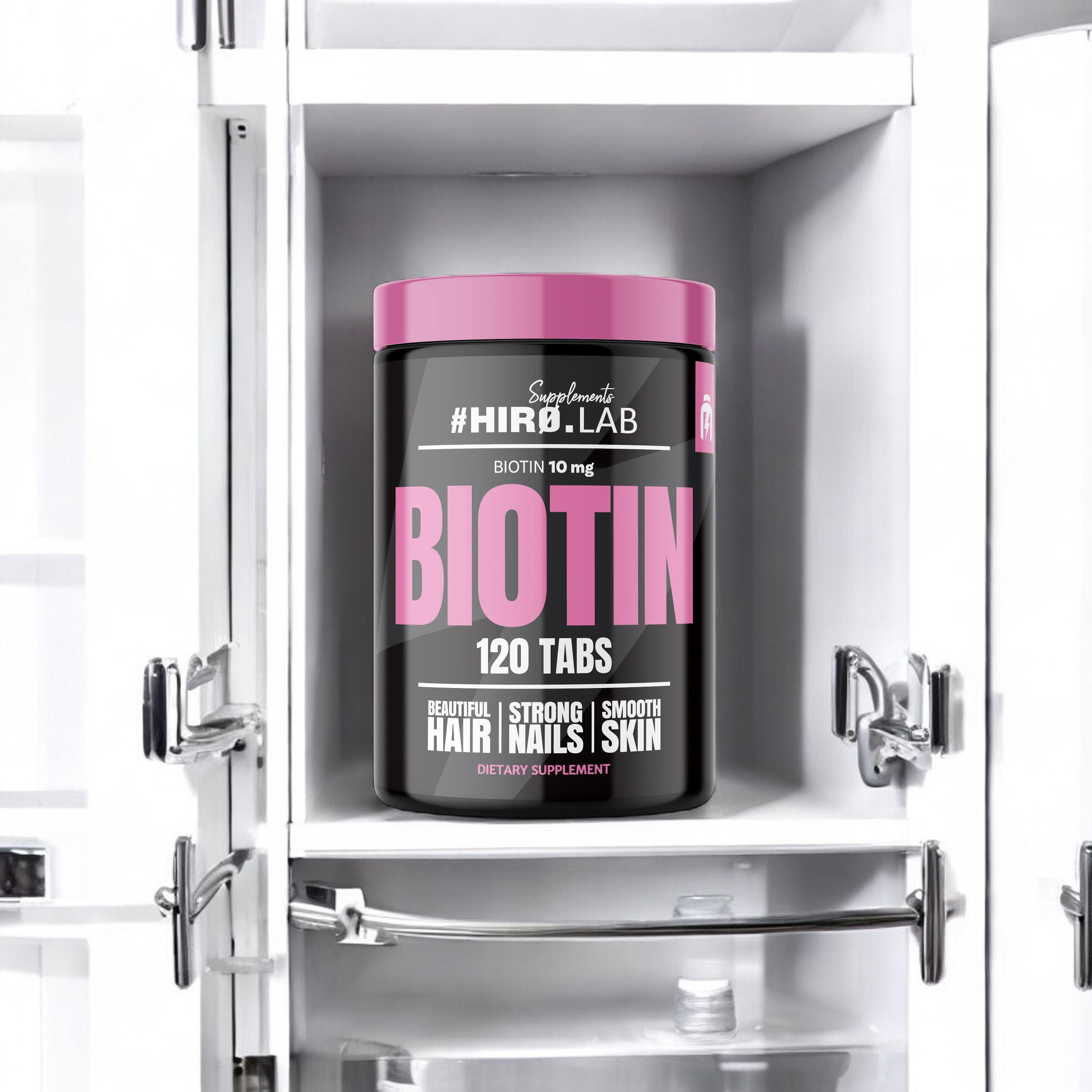 HIRO.LAB Biotin - 120tabs - Biotyna