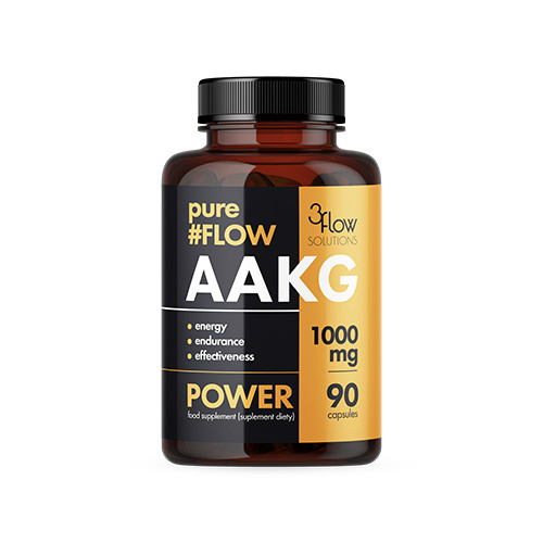 3FLOW SOLUTIONS AAKG 1000mg PureFlow - 3x 90caps.