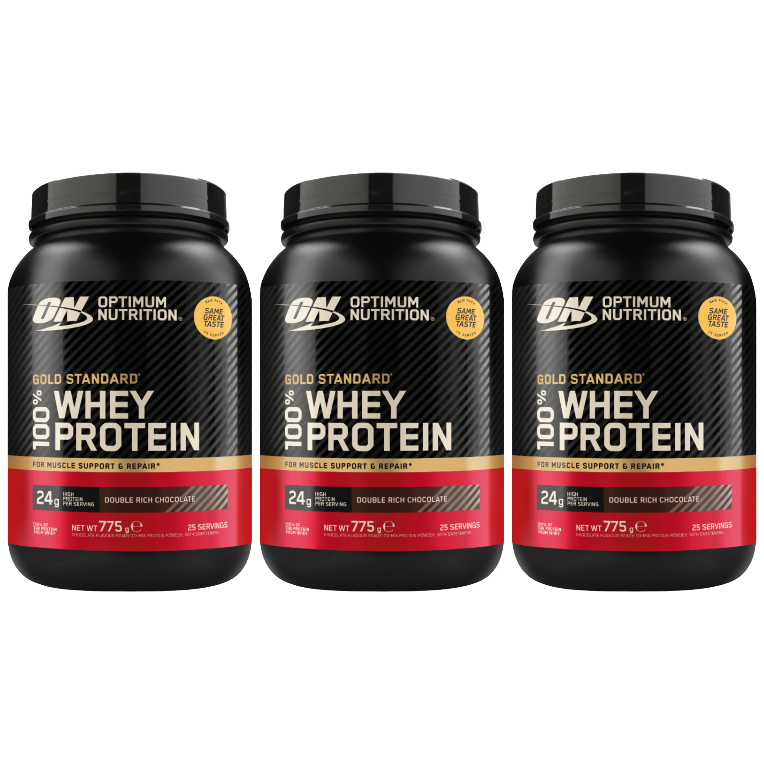 OPTIMUM NUTRITION Whey Gold Standard - 3x 775g