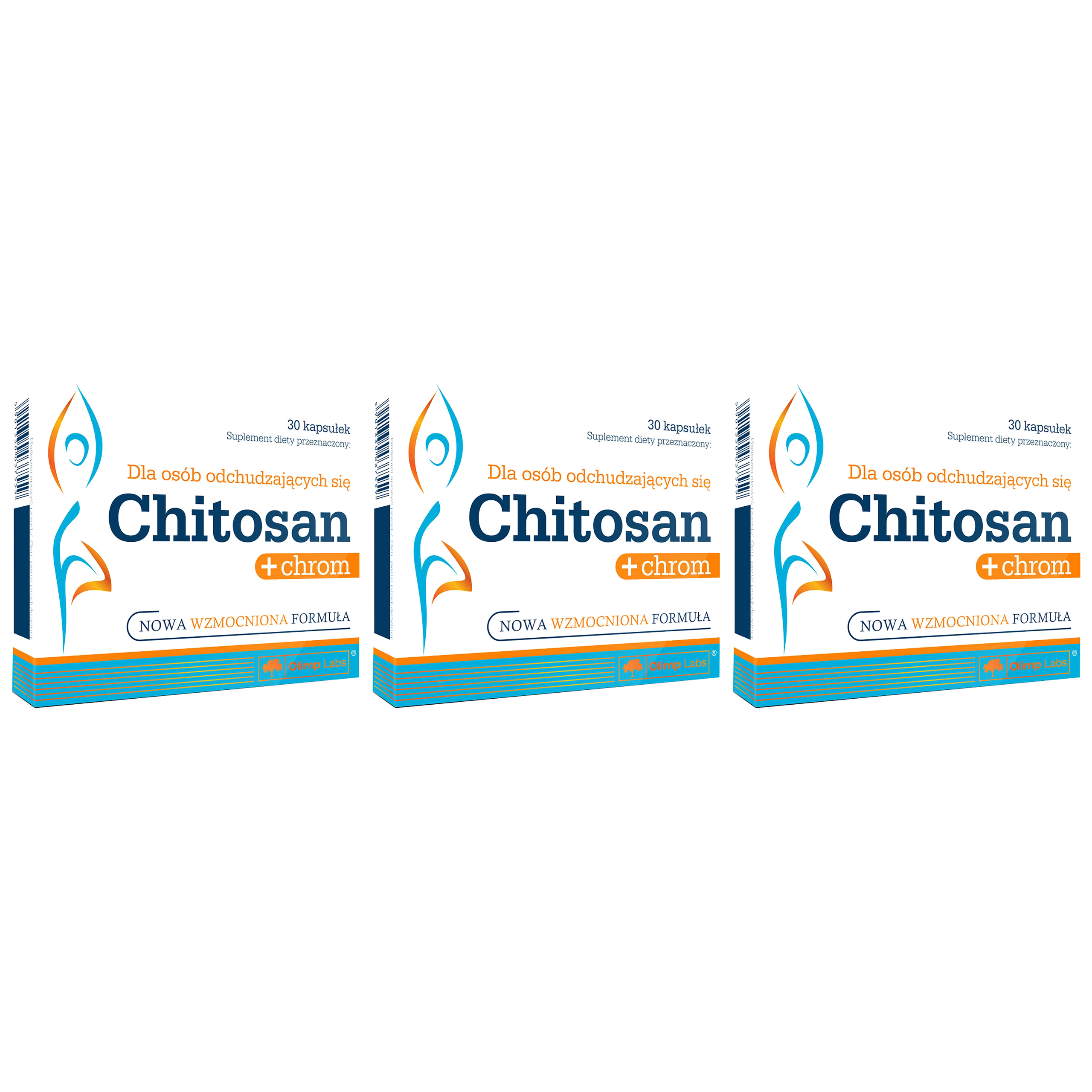 OLIMP Chitosan + Chrom - 3x 30caps