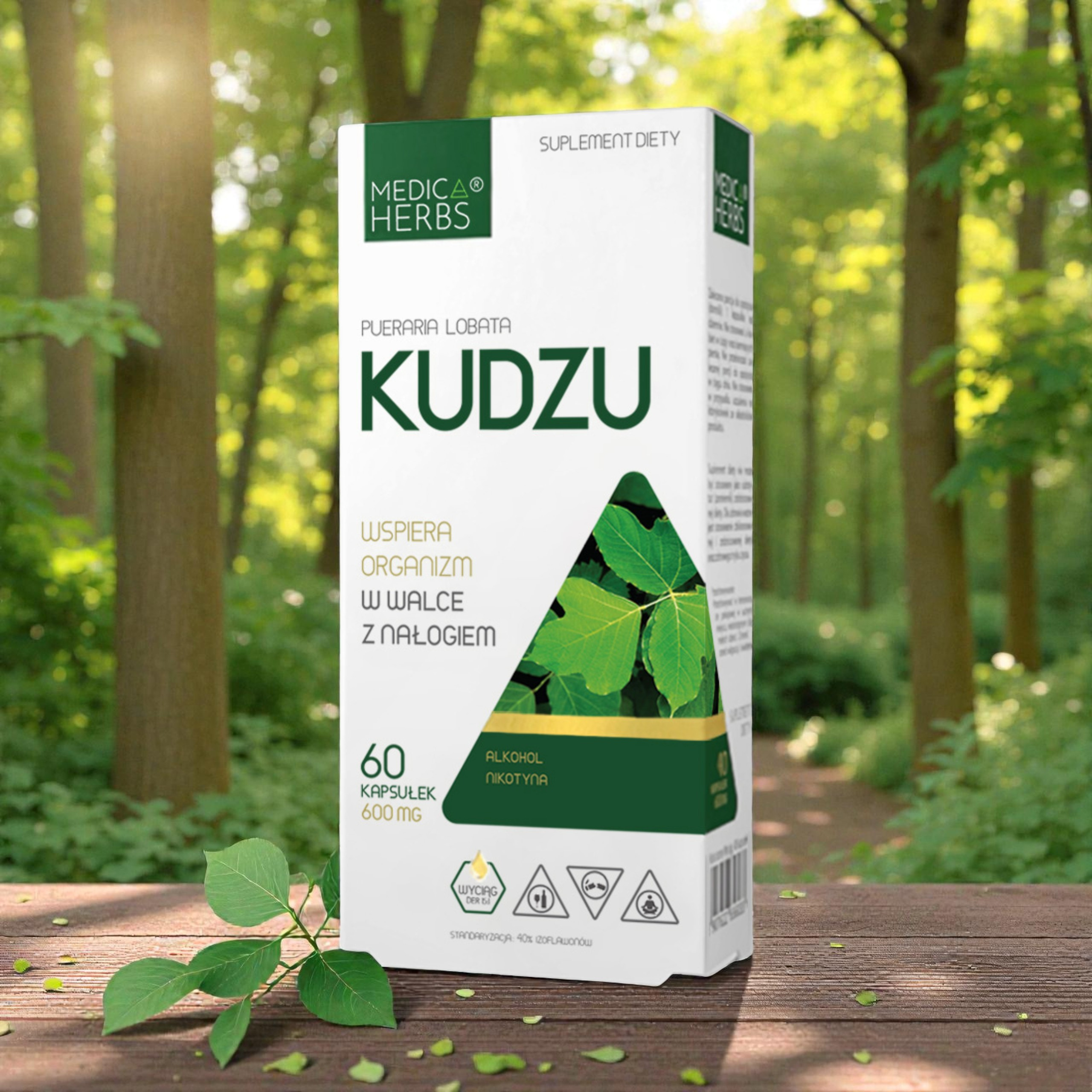 MEDICA HERBS - Kudzu 600mg - 2x 60caps.