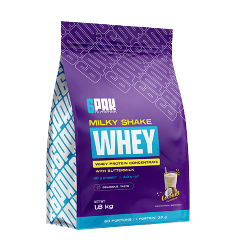 6PAK Milky Shake Whey - 3x 1800g