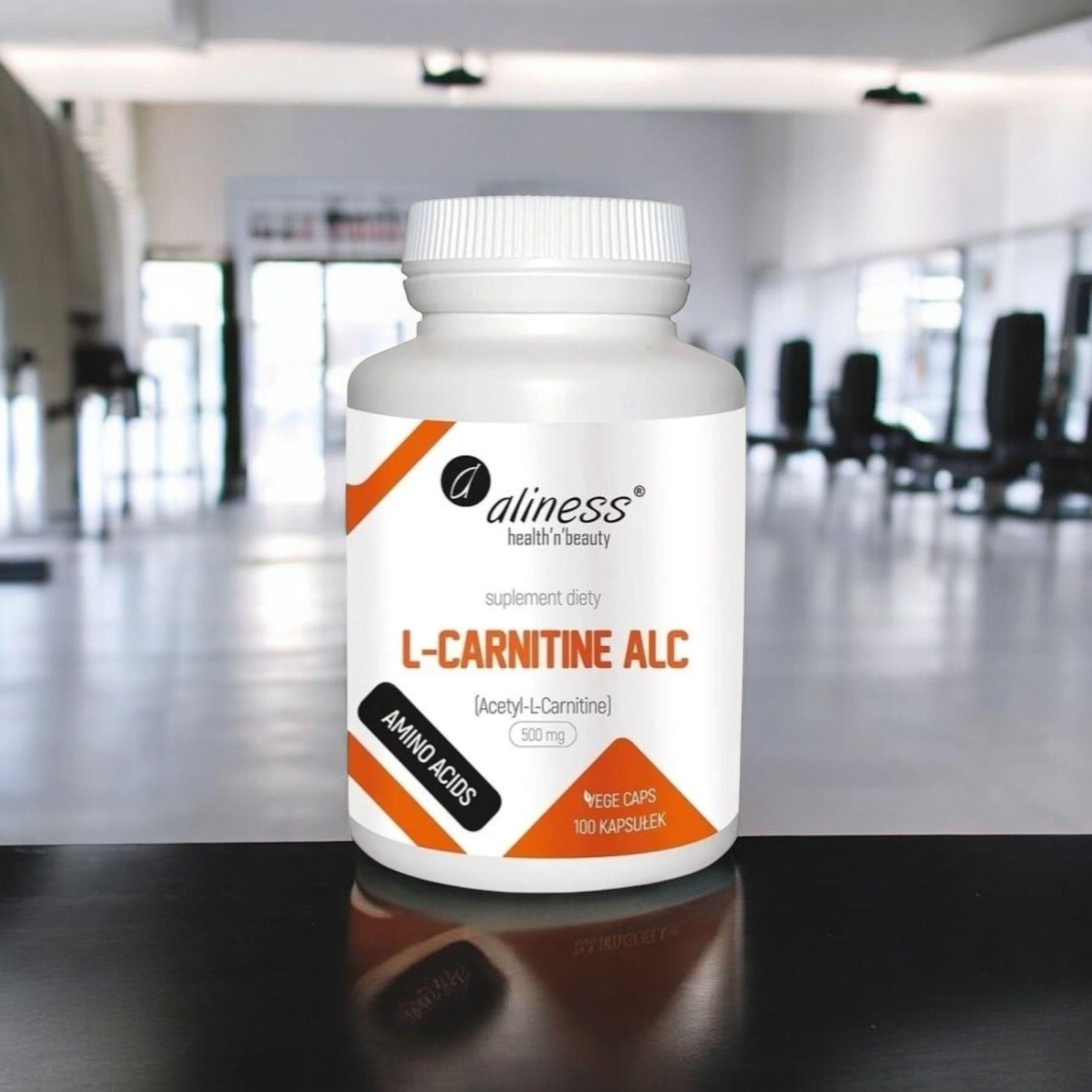 ALINESS - L-Carnitine ALC 500mg - 2x 100vcaps.