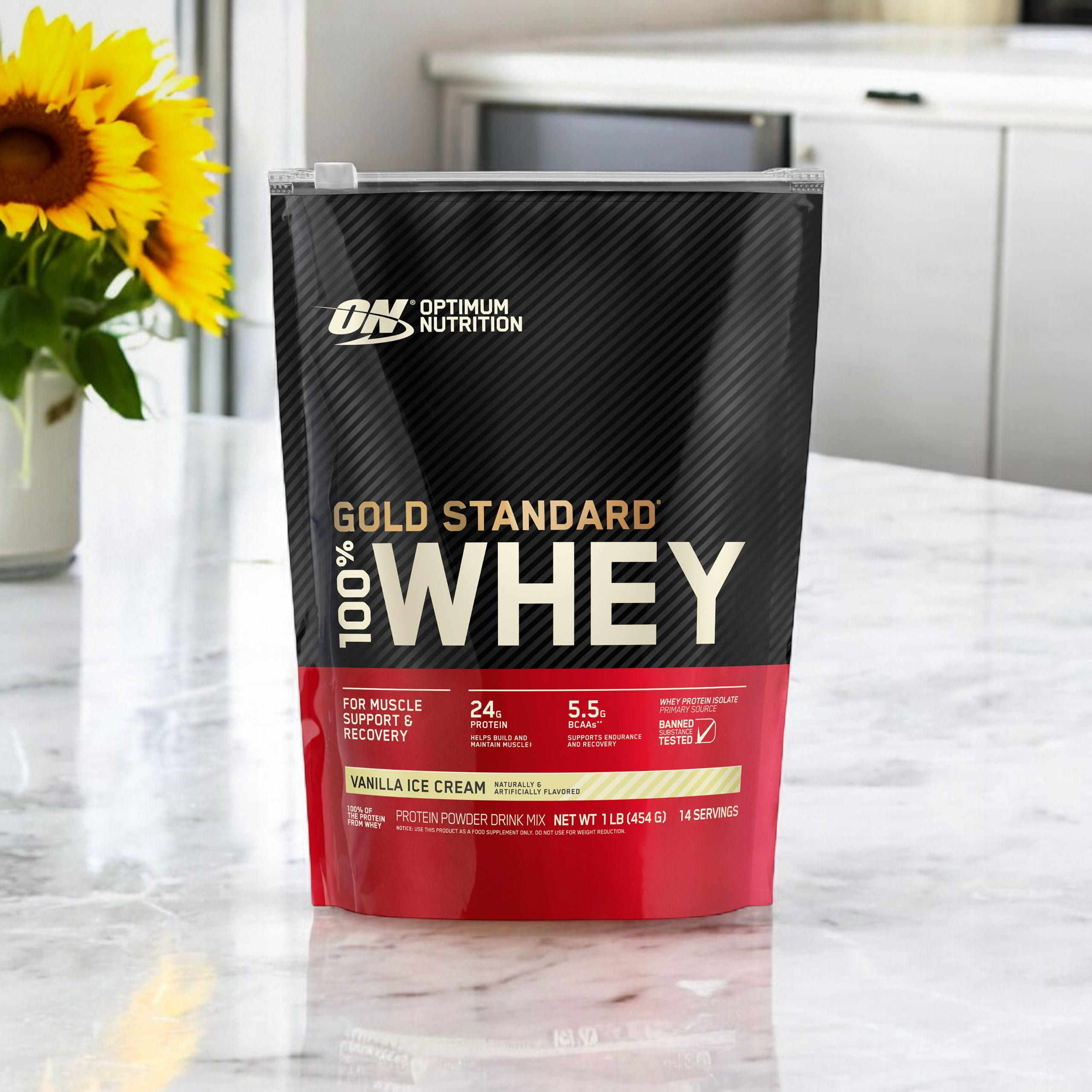 OPTIMUM NUTRITION 100% Whey Gold Standard Bag - 450g