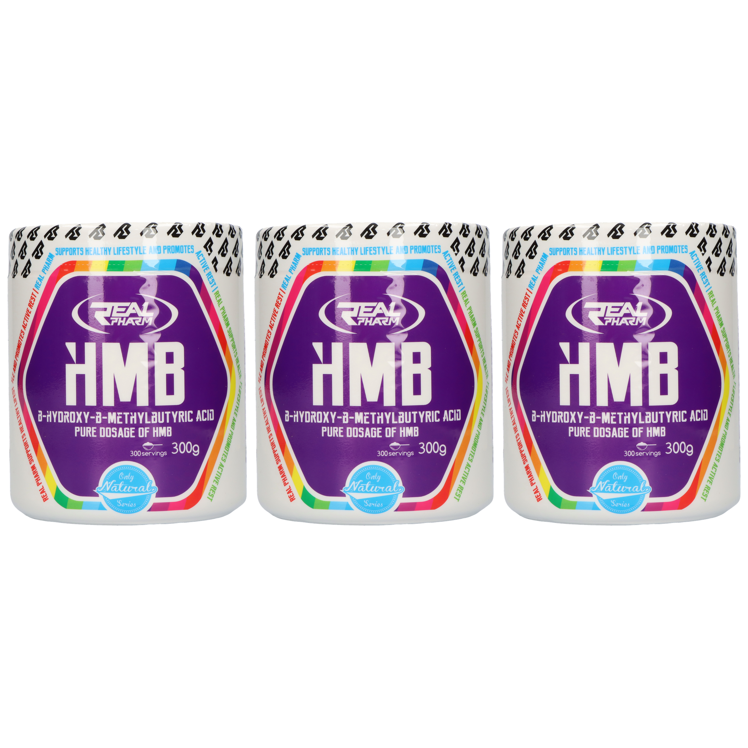 REAL PHARM HMB - 3x 300g