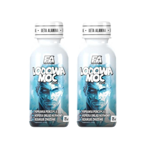FITNESS AUTHORITY - Lodowa Moc Shot - 2x 120ml - Lemon Ice Tea