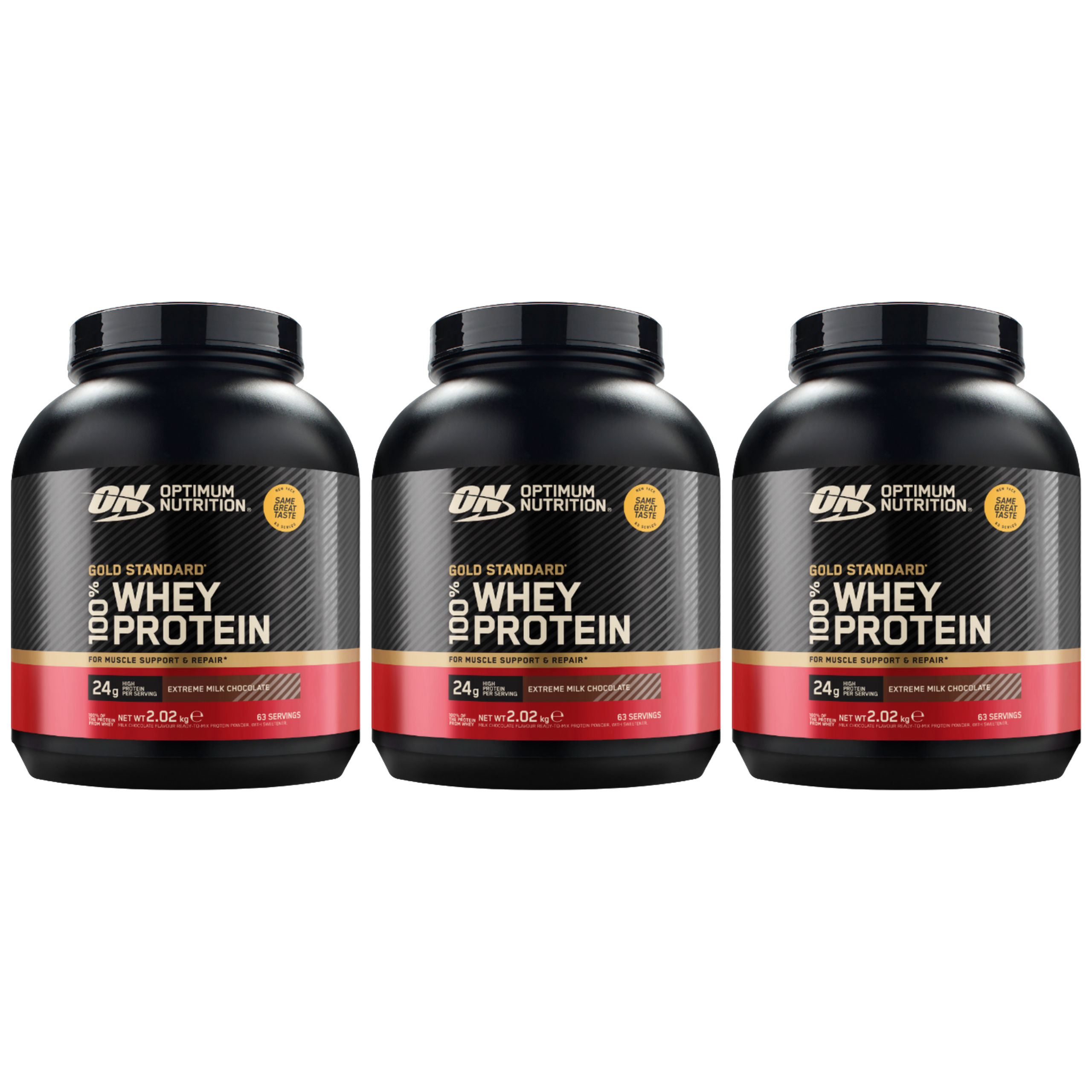 OPTIMUM NUTRITION Whey Gold Standard - 3x 2020g