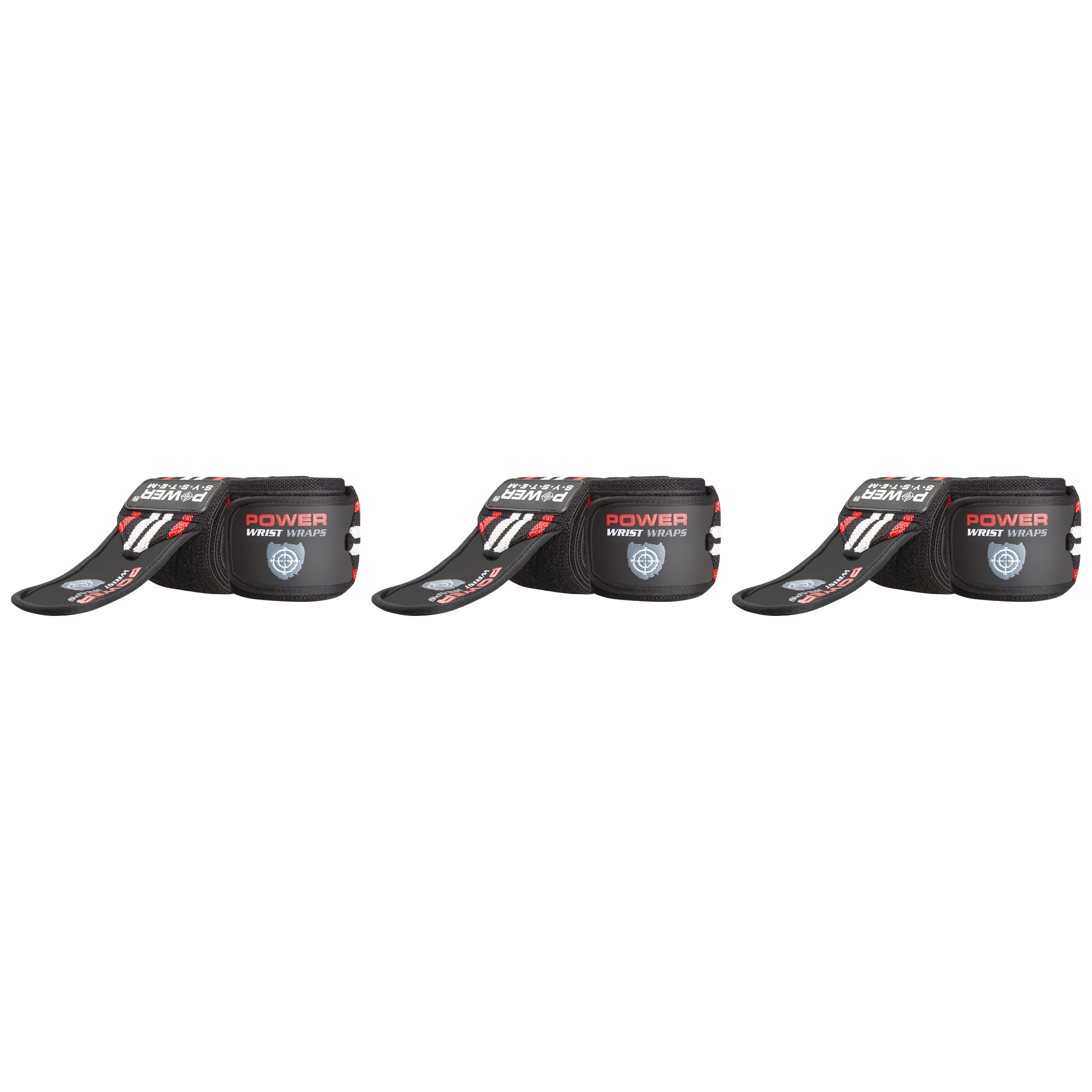 POWER SYSTEM Taśma - Wrist Wraps - 3x 45 cm