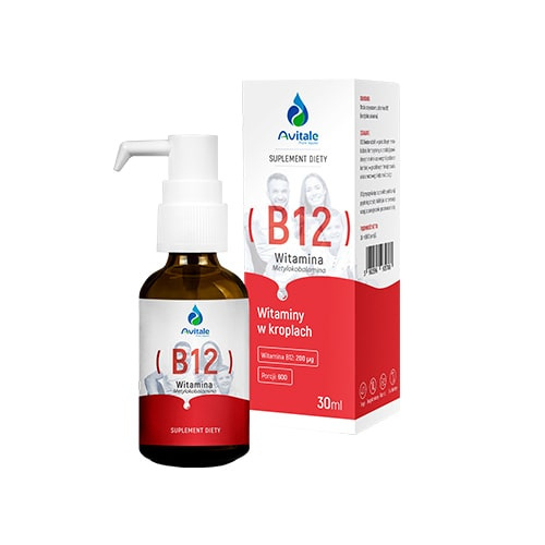 ALINESS - Avitale Witamina B12 200uq - 2x 30ml
